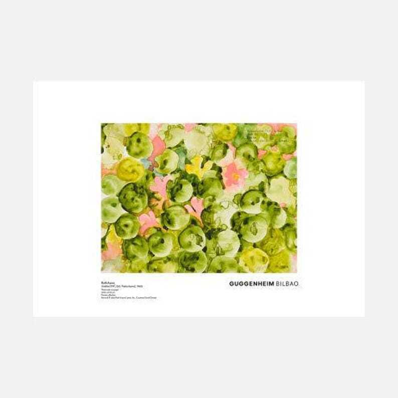 Authentic Ruth Asawa Exhibition Poster   Nasturtiums   Official Museum Print