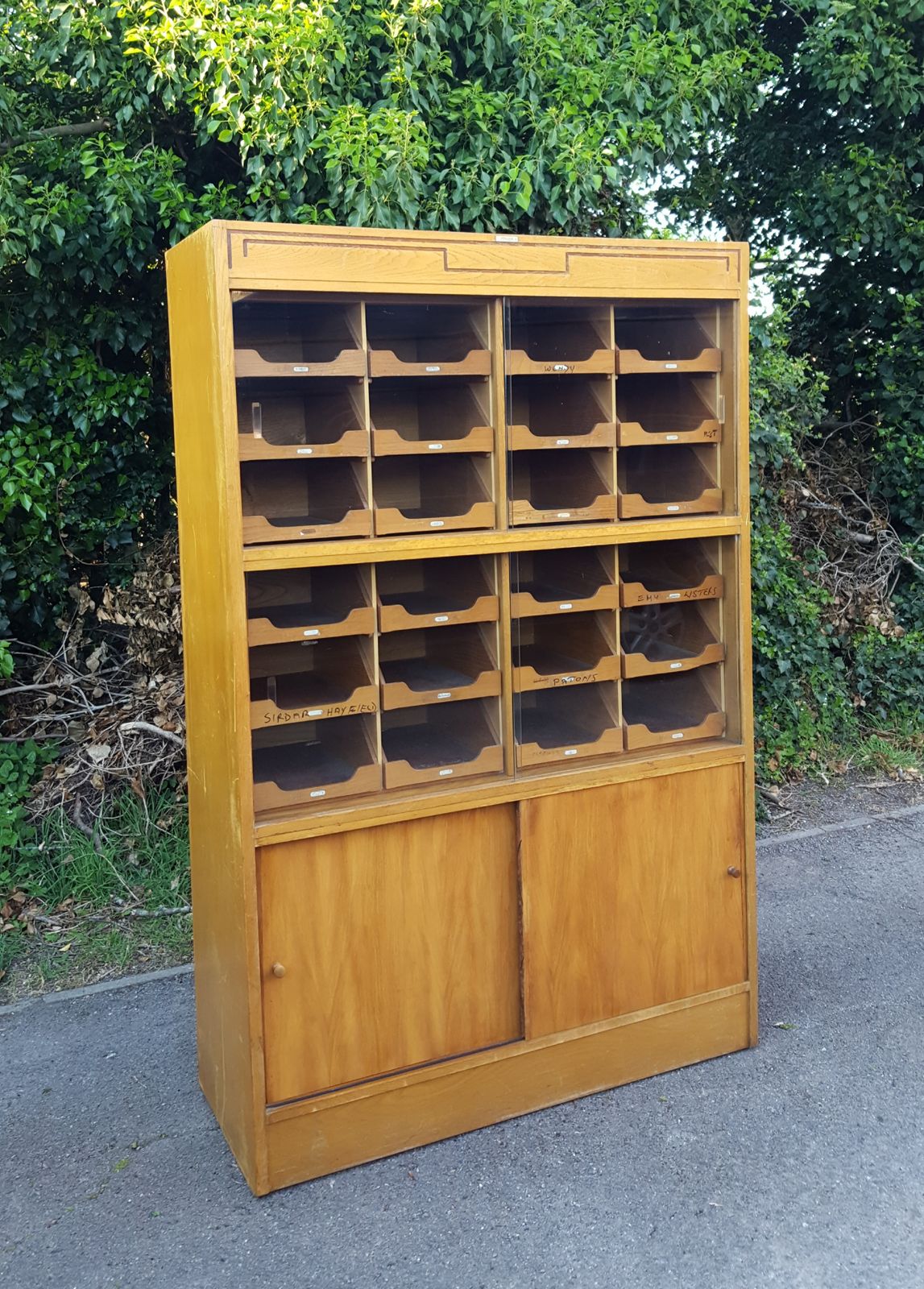 Dudley & Co Ltd Of London 24 Drawer Haberdashery Cabinet