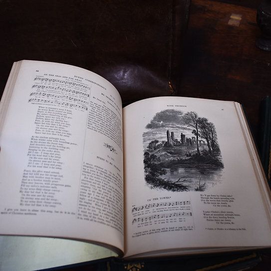 Antique 1896 National Burns By George Gilfillan Embossed Cover Set Of 4 Books photo 75.0