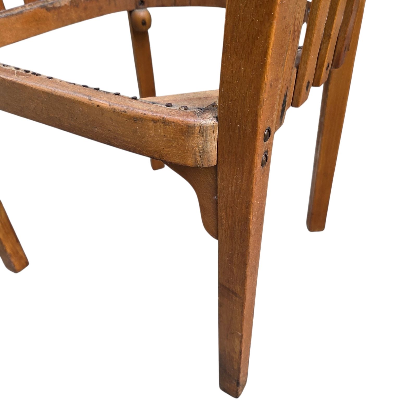 Fauteuil en bois courbé Thonet, Tchécoslovaquie, mid-century, dans le style de Josef Hoffmann photo 590.0