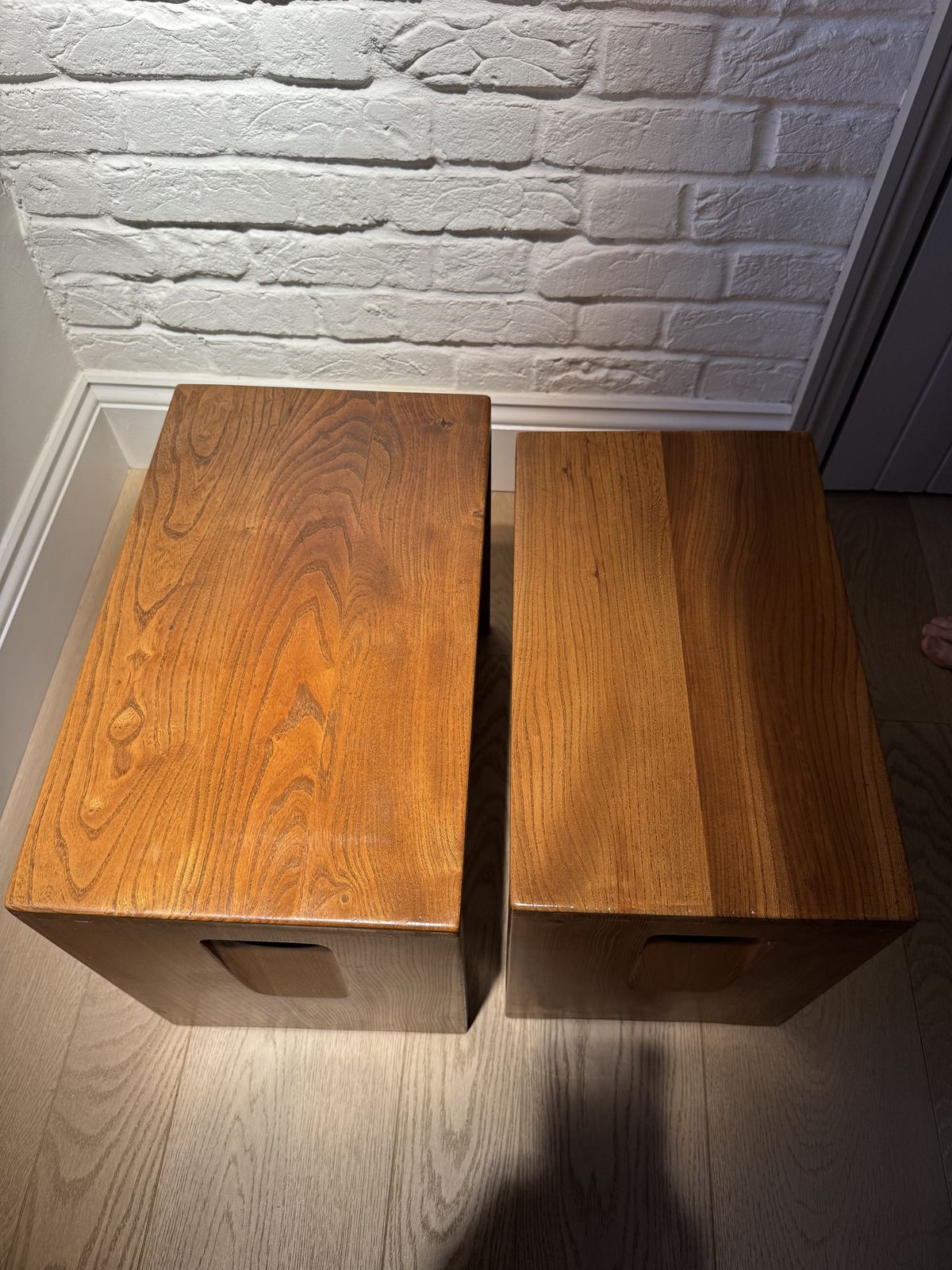 Furniture Ercol. Blue Label 495 Set Of 5 Nest Of Tables photo