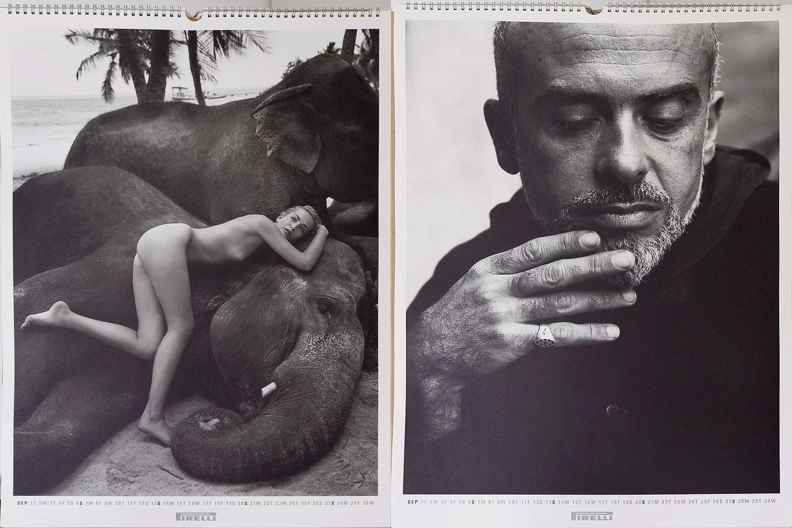 292.0 Pirelli Calendar 1998 "Women That Men Live For" By Bruce Weber. photo