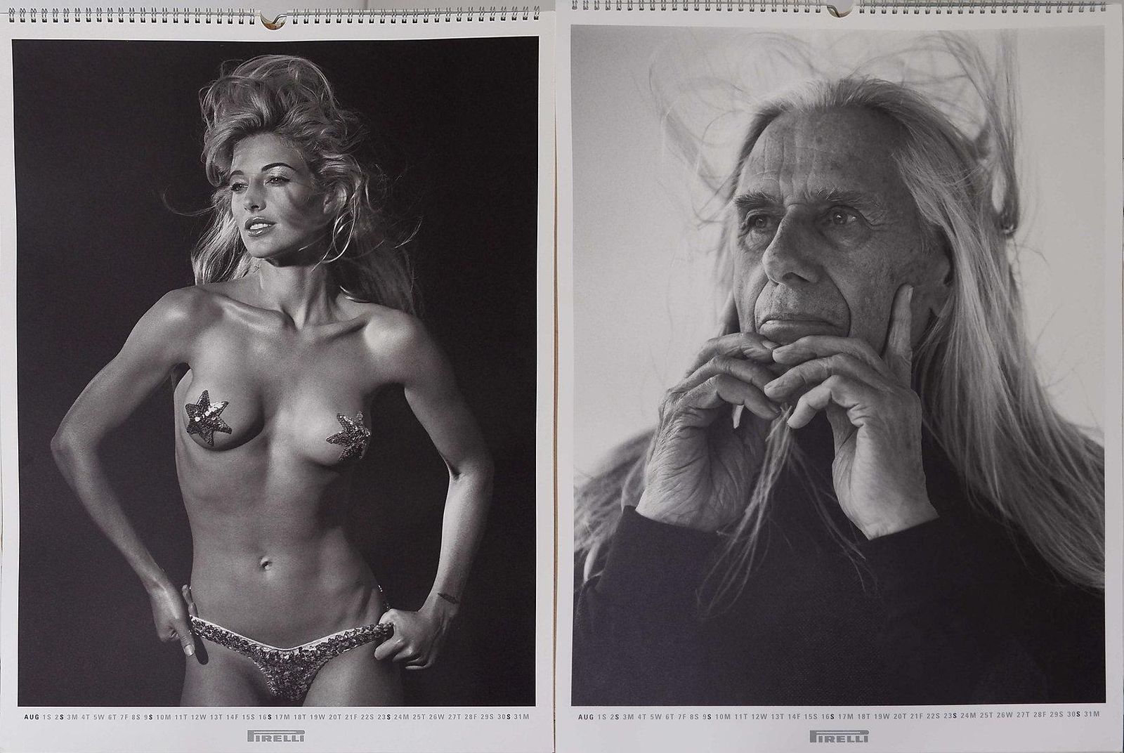 photo vinterior Pirelli Calendar 1998 "Women That Men Live For" By Bruce Weber.