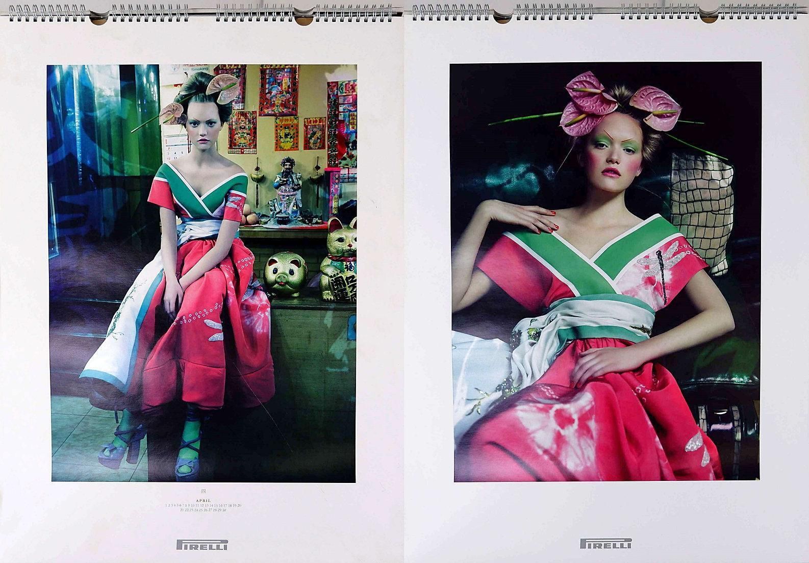 Pirelli Calendar 2008 "Pearls Of The Orient" By Patrick Demarchelier photo vinterior