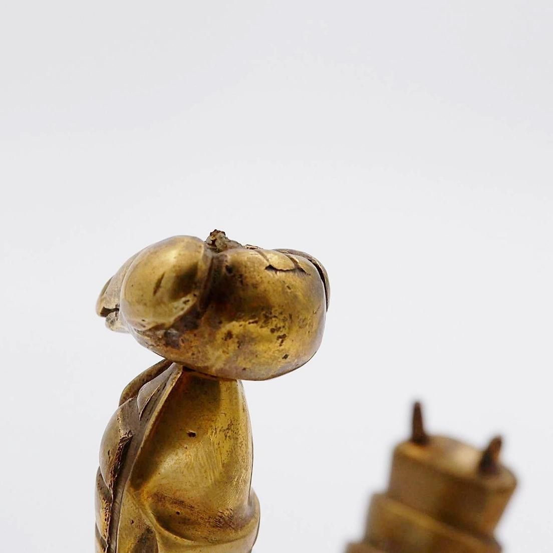 photo furniture Mid Century Bronze Ants Sculpture In Brass, 1960s Hollywood Regency