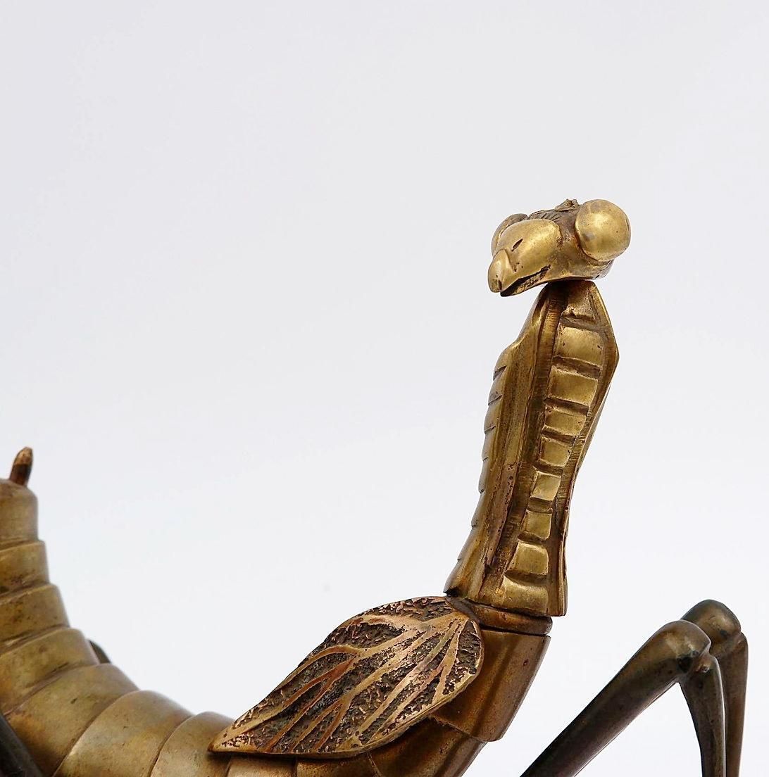 337.0 Mid Century Bronze Ants Sculpture In Brass, 1960s Hollywood Regency photo