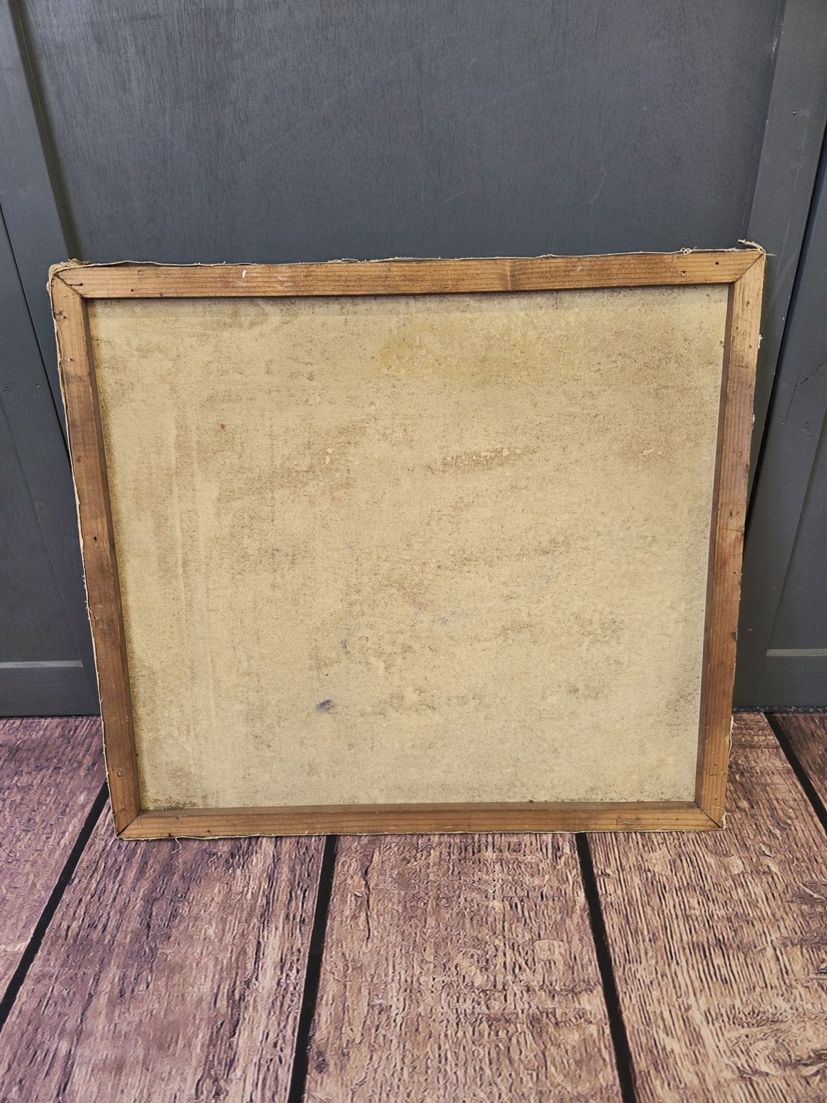 Antique French Oil Painting On Canvas   Still Life photo vinterior