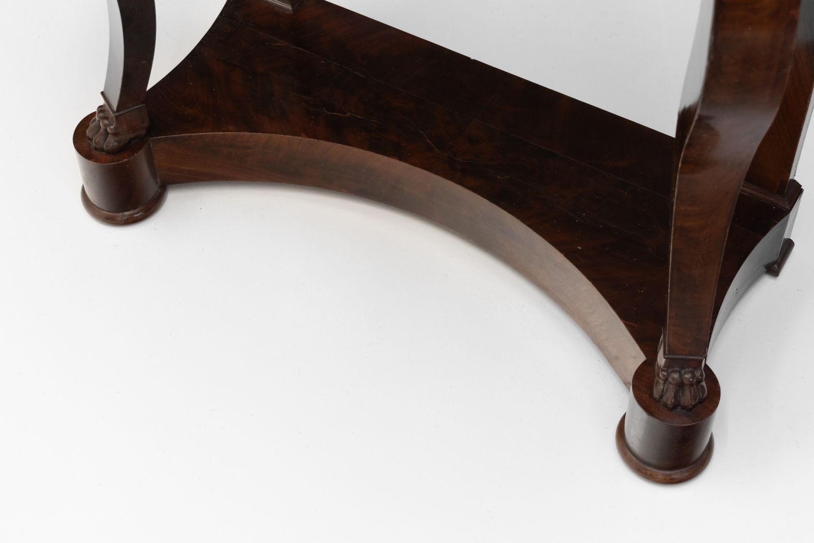 Marble Top Mahogany Console, 1800s photo buy