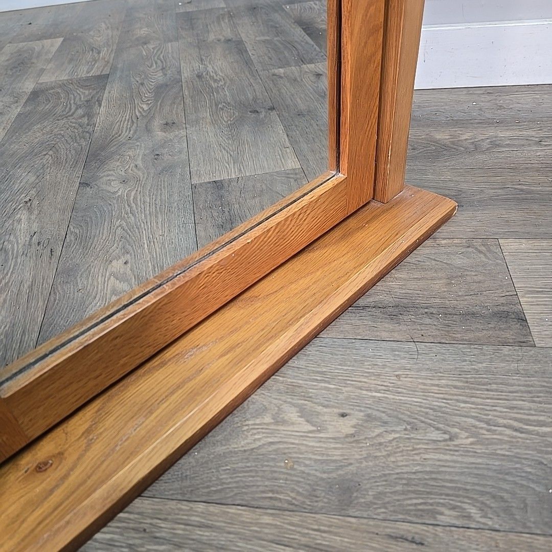 photo for sale Table Top Solid Oak Wooden Dressing Swing Mirror Contemporary Toilet Bedroom