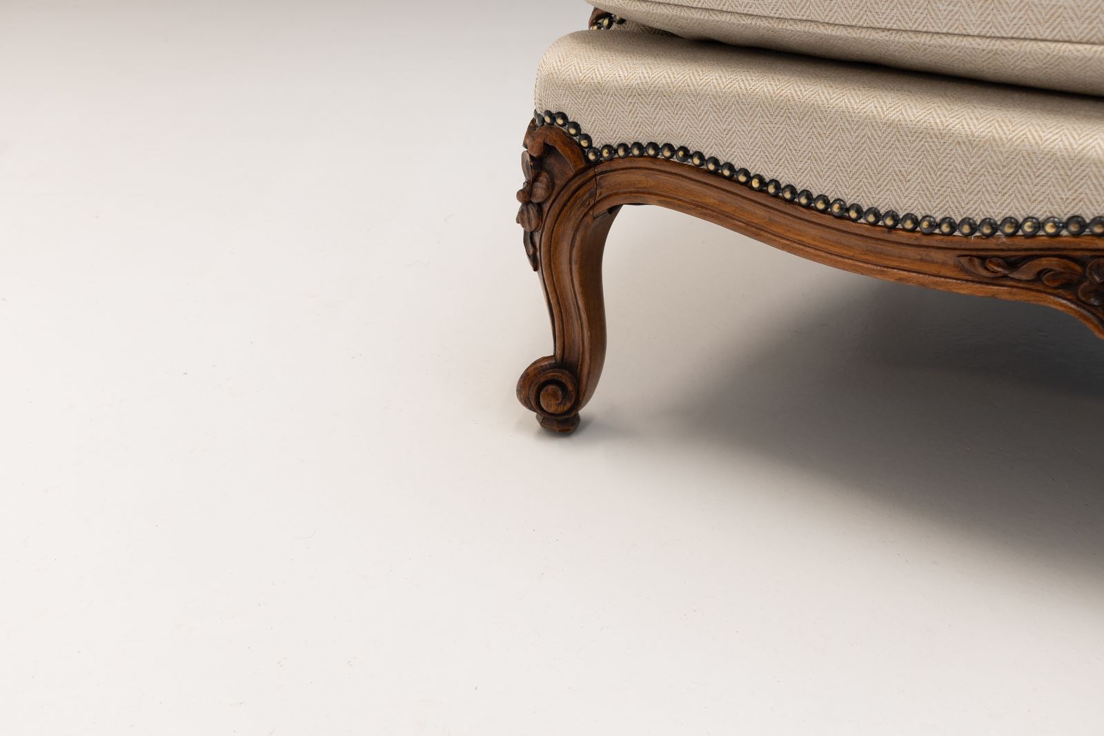 Pair Of French Upholstered Armchairs photo vinterior