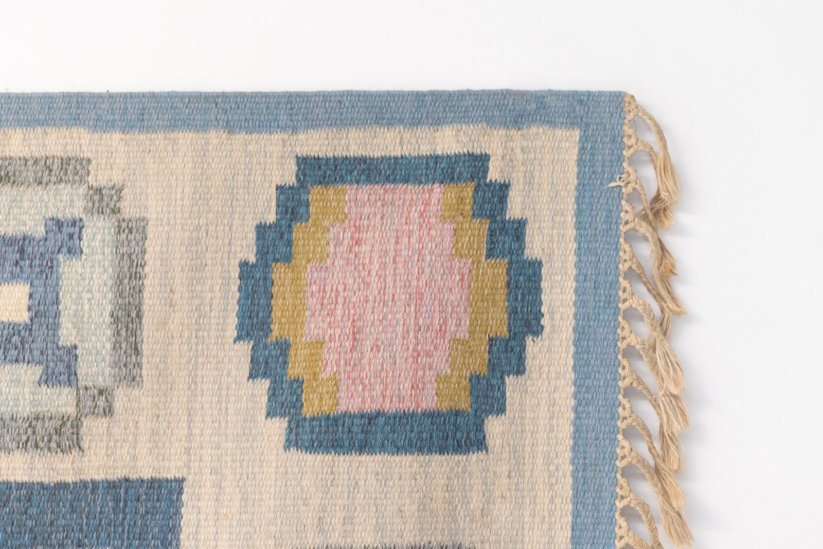 Large Mid Century Swedish Kilim By Ingegerd Silow photo 2970.0