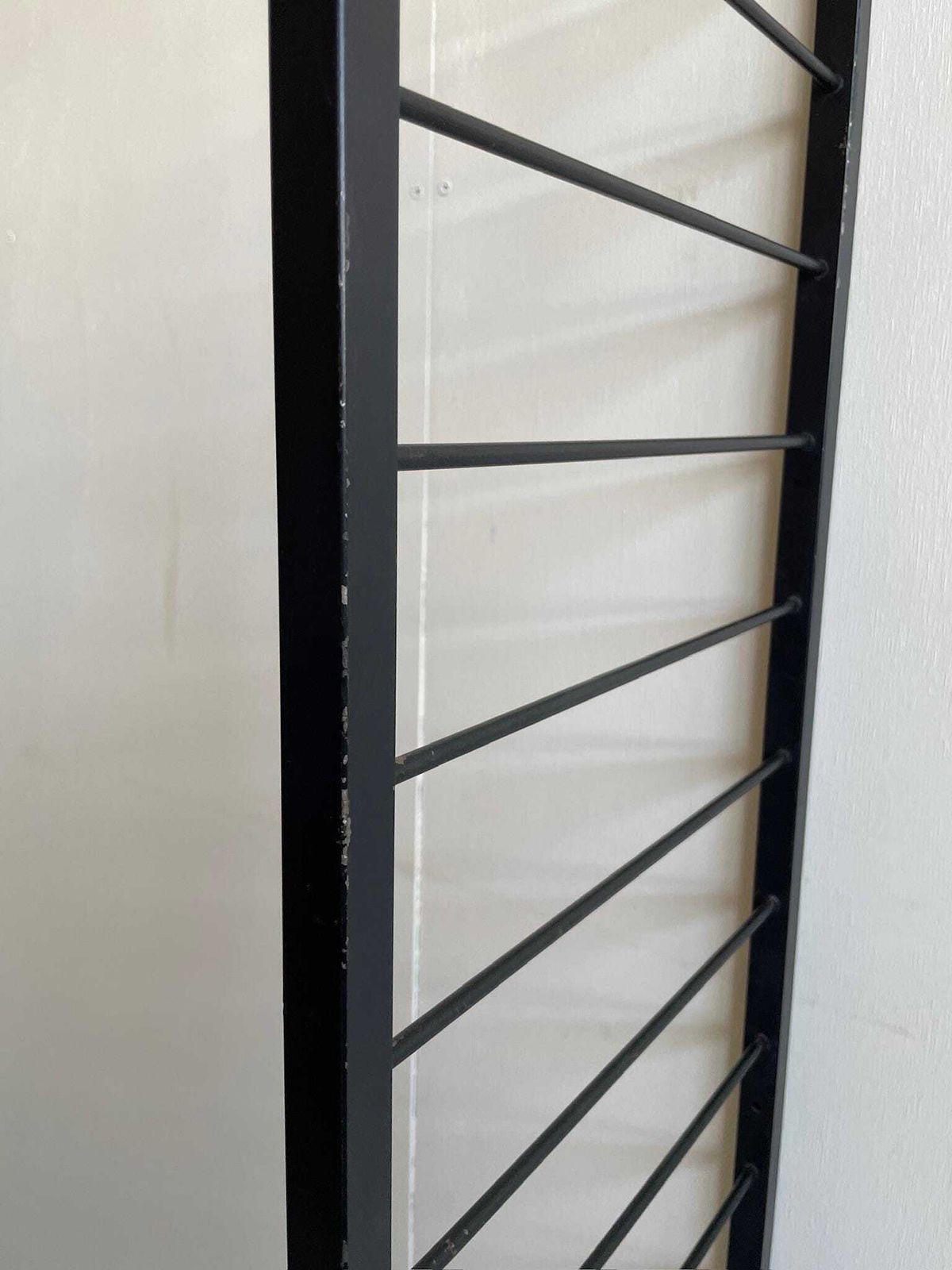 Staples Ladderax 163/165cm X 35cm Medium Black Ladder Lean One Foot photo for sale