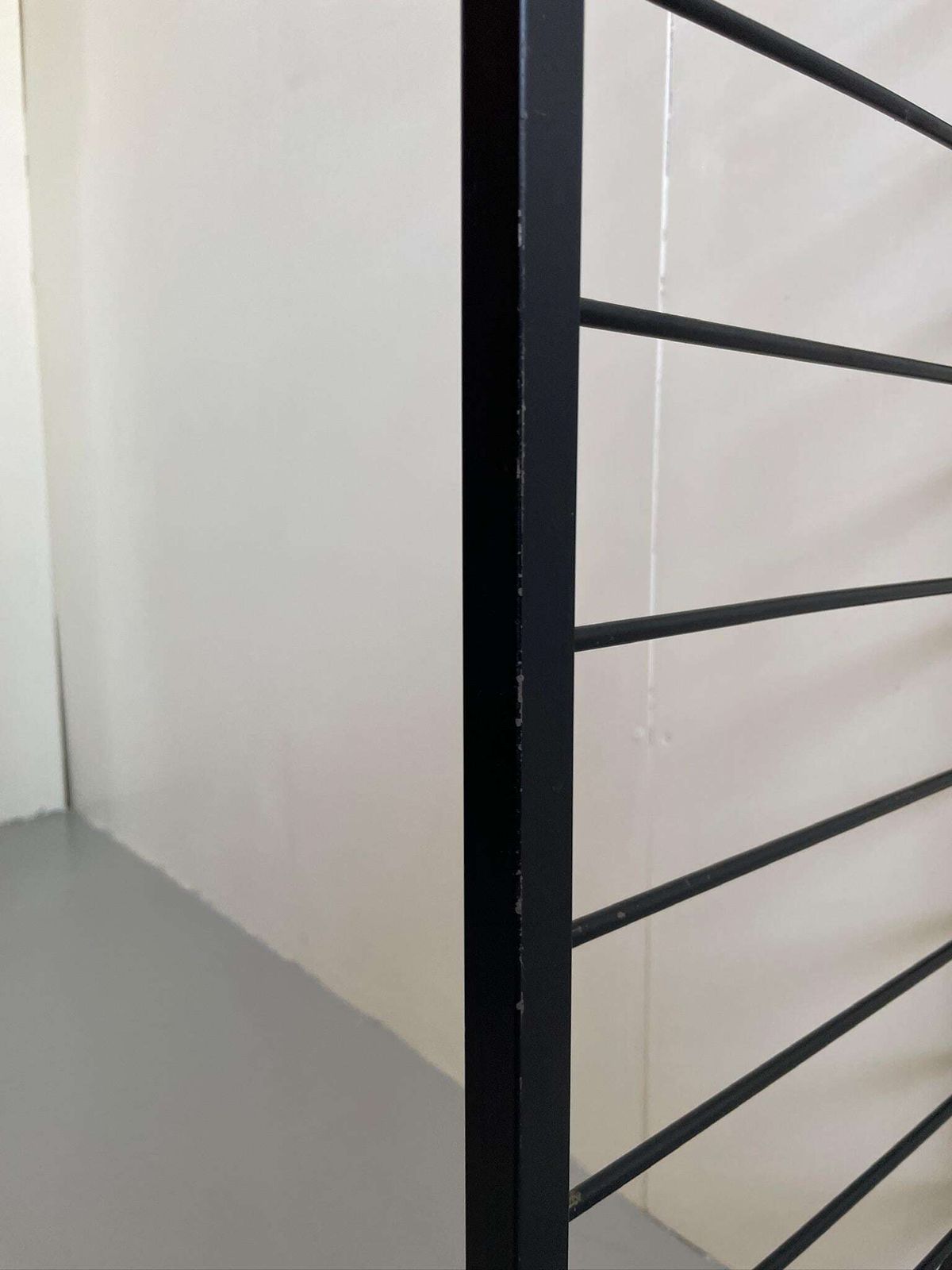 Staples Ladderax 163/165cm X 35cm Medium Black Ladder Lean One Foot photo vintage