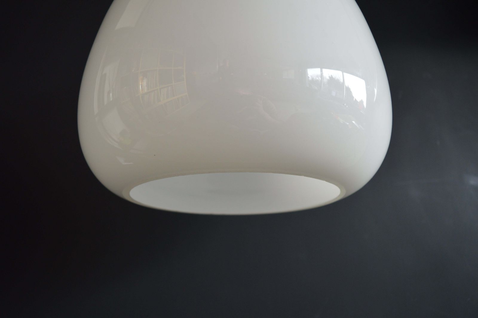 1930s General Electric Company (Gec) Opaline Tulip Pendant Light photo 230.0