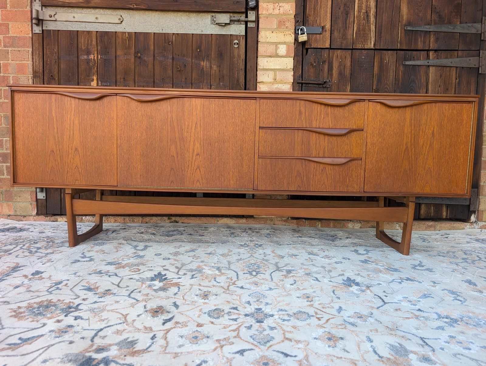 William Lawrence Sideboard Mid Century Modern Teak 1960s. Rare Retro Find In Amazing Condition. photo for sale