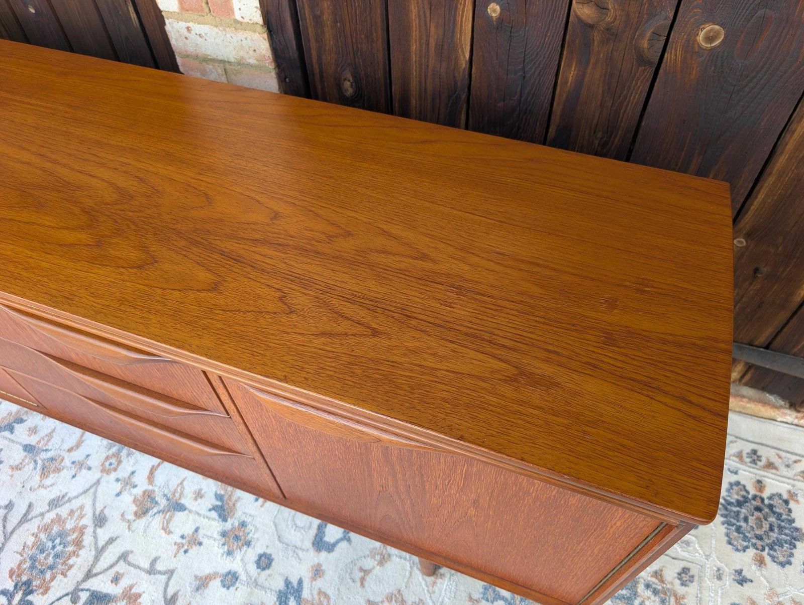 William Lawrence Sideboard Mid Century Modern Teak 1960s. Rare Retro Find In Amazing Condition. photo vinterior