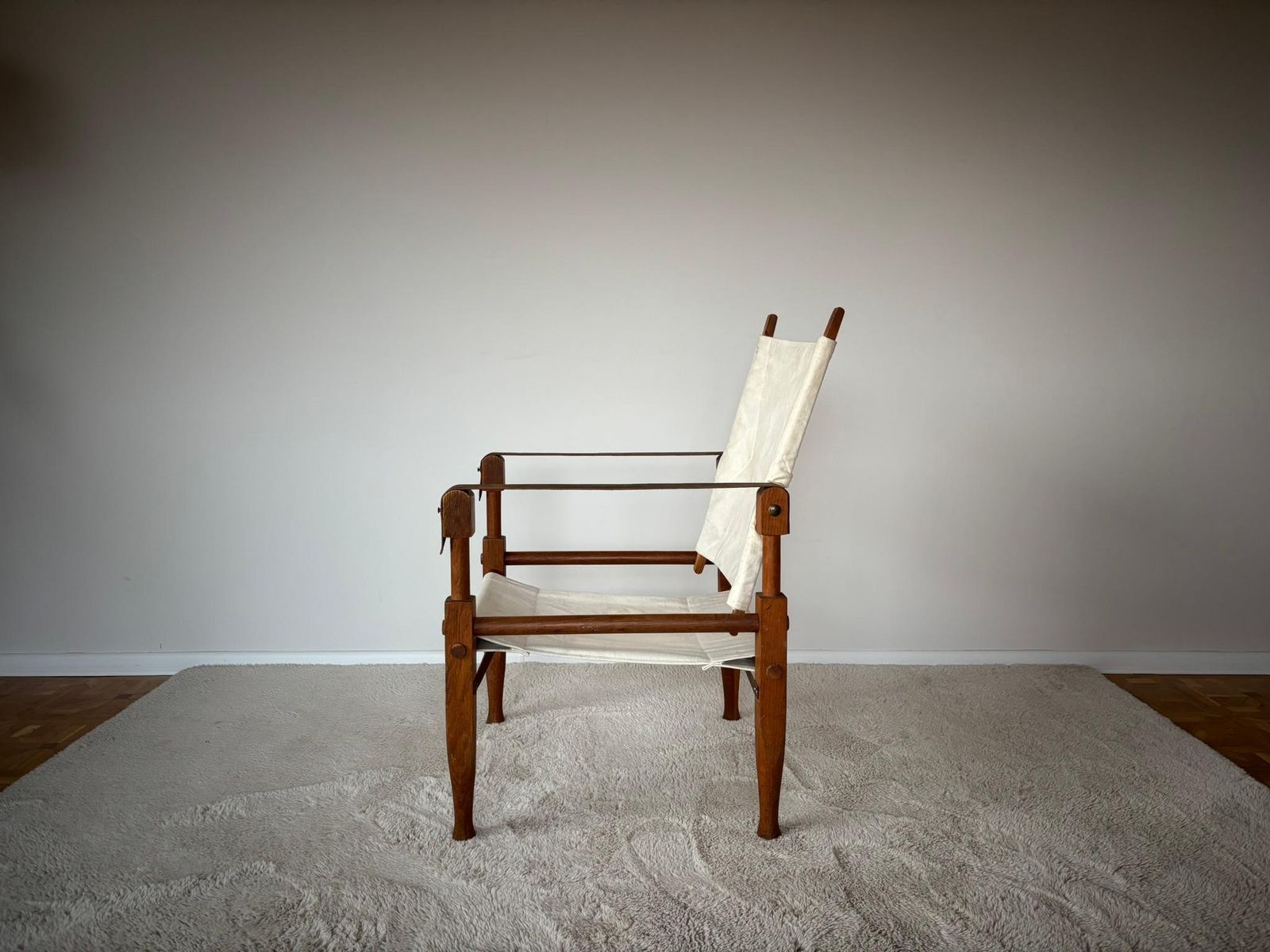 Safari Armchair By Wilhelm Kienzle Attributed To Wohnbedarf, Switzerland, 1950s photo for sale