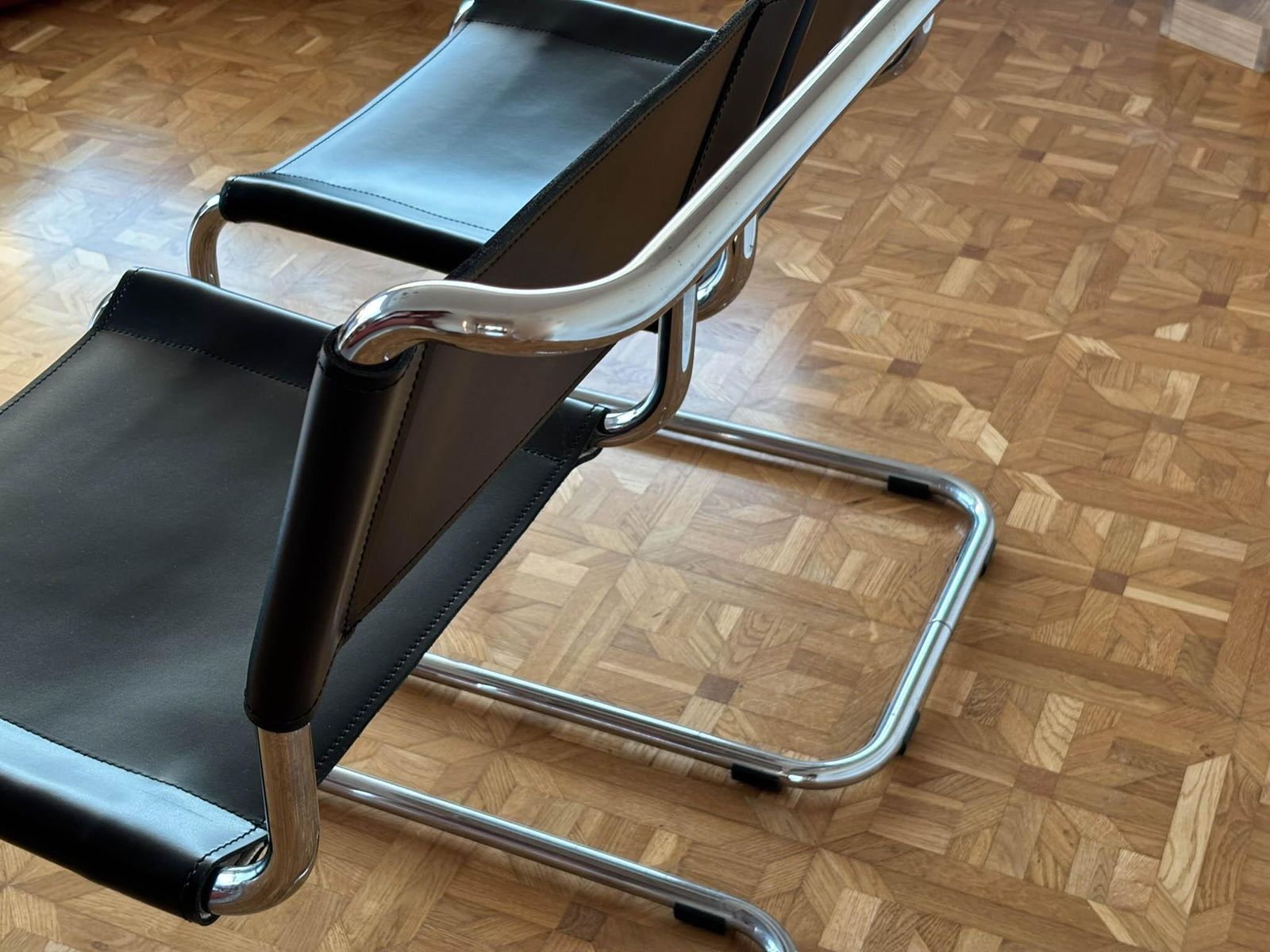 photo vinterior S33 Chairs By Mart Stam For Thonet, 1980s, Set Of 2