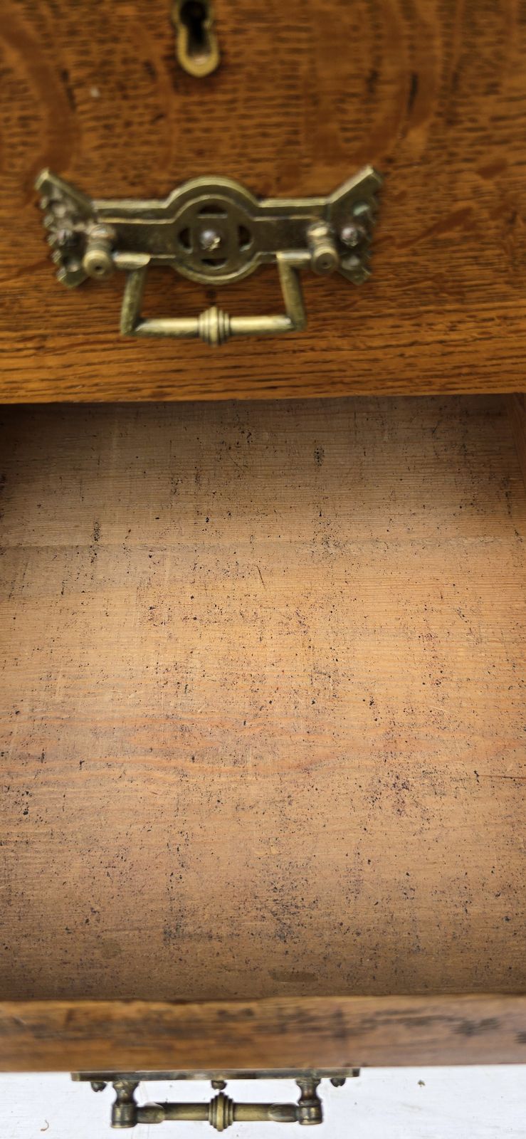 Furniture Superb 19th Century Golden Oak Pedestal Desk. photo