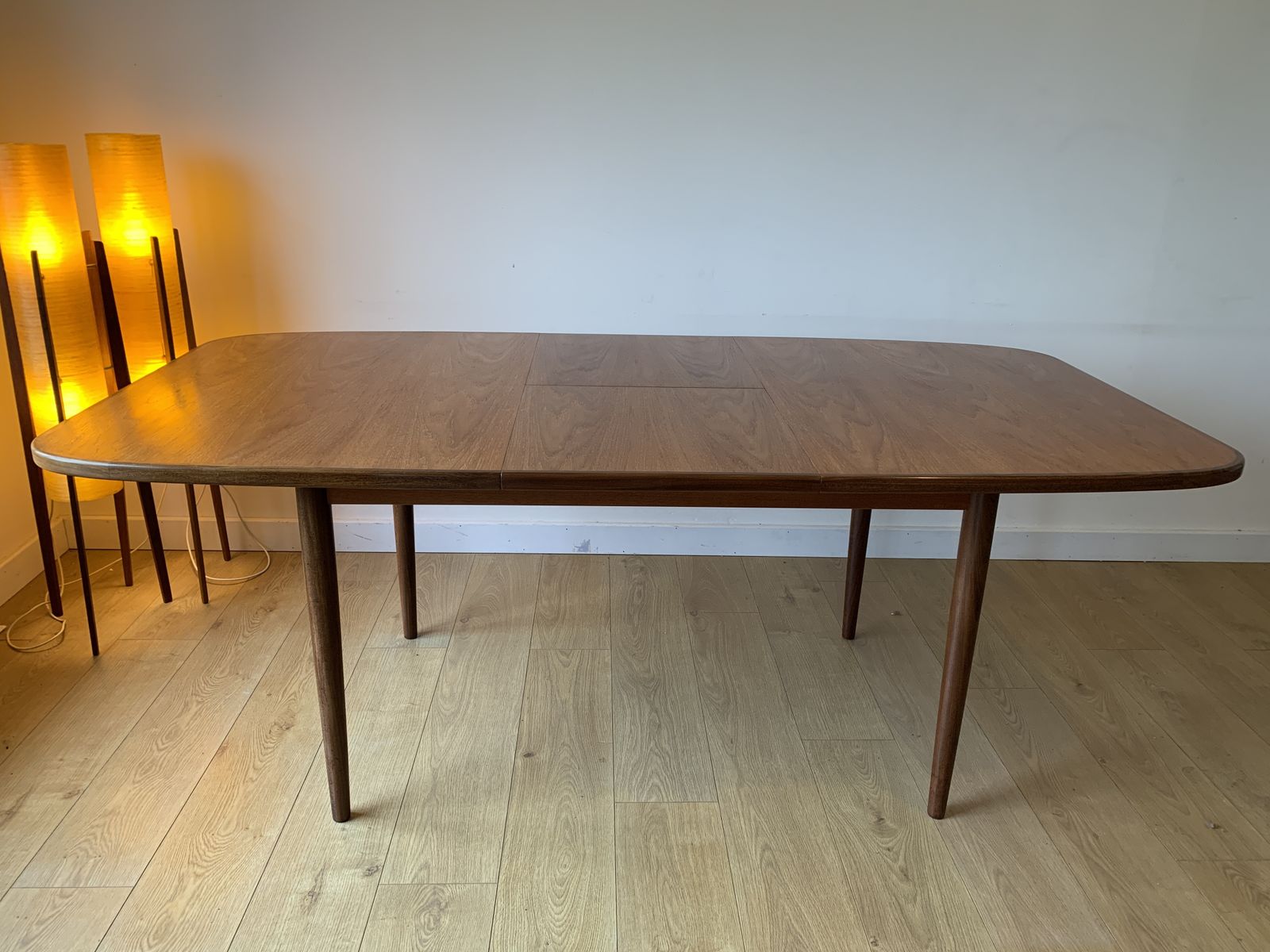 Restored G Plan Fresco Extending Table & 6 G Plan Lesley Dandy Designed Dining Chairs photo buy