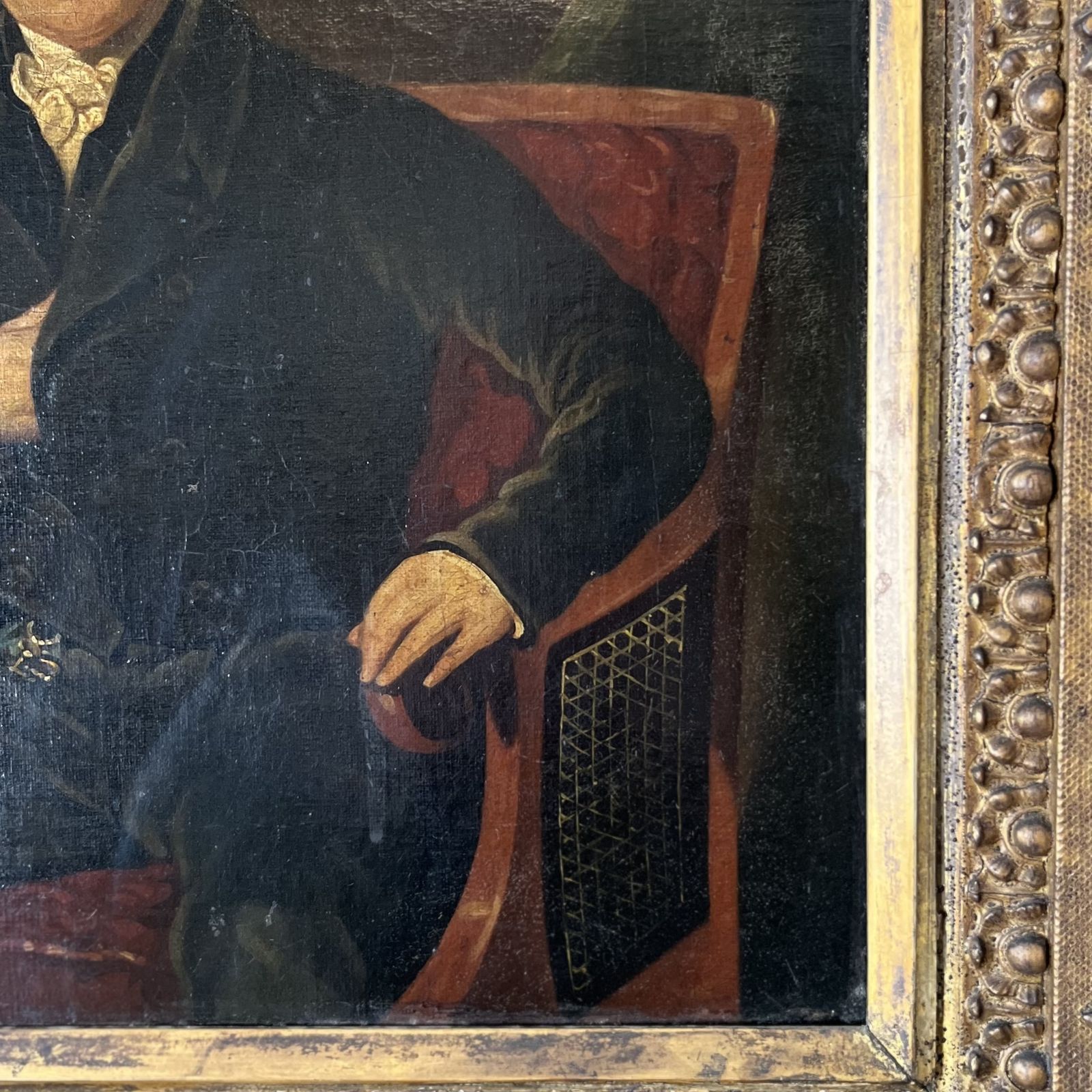 Antique Oil On Canvas Portrait Of Sir Astley Cooper photo for sale