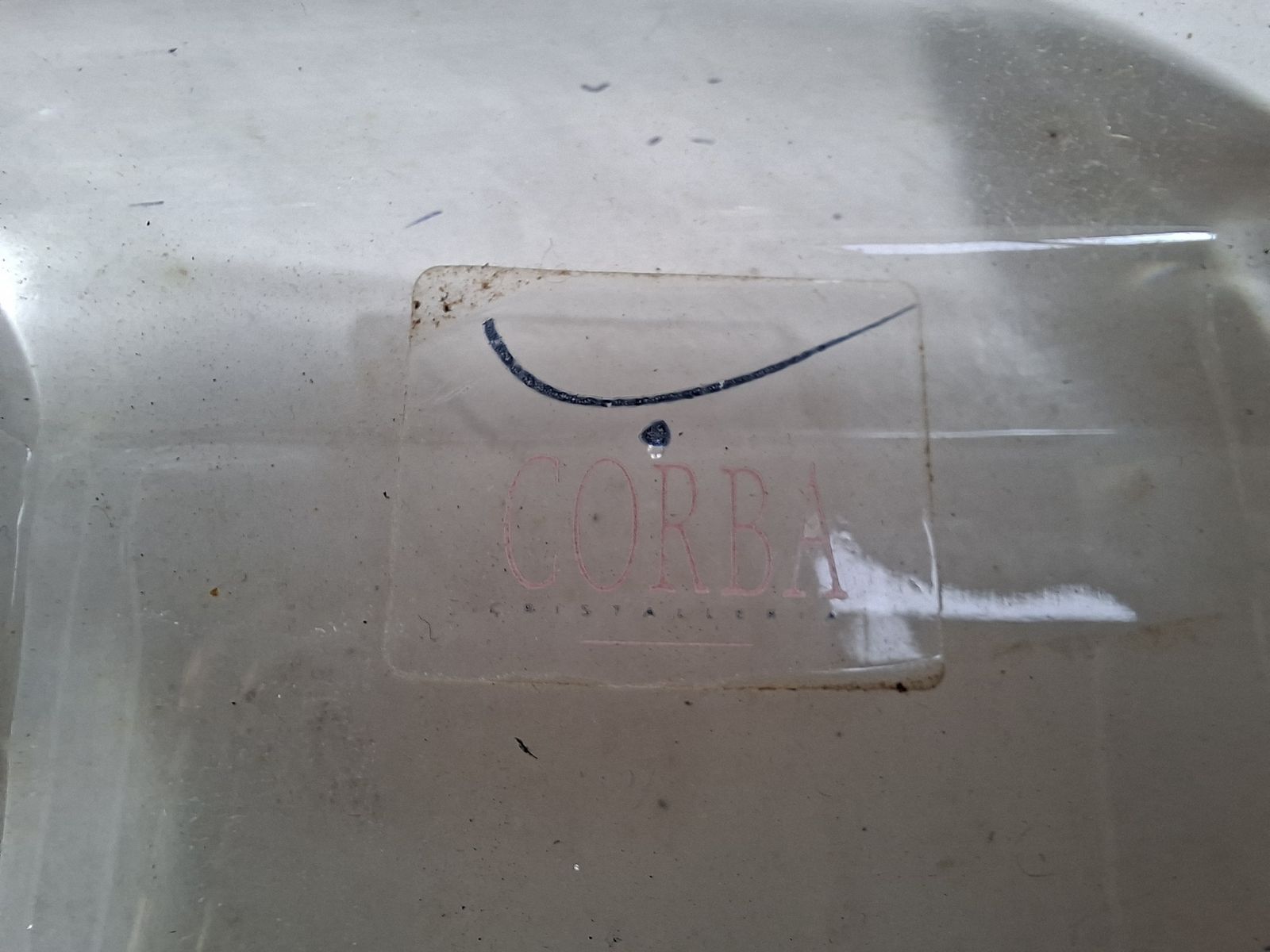 Prestigioso Posacenere In Cristallo Corba   Made In Italy   3kg photo for sale