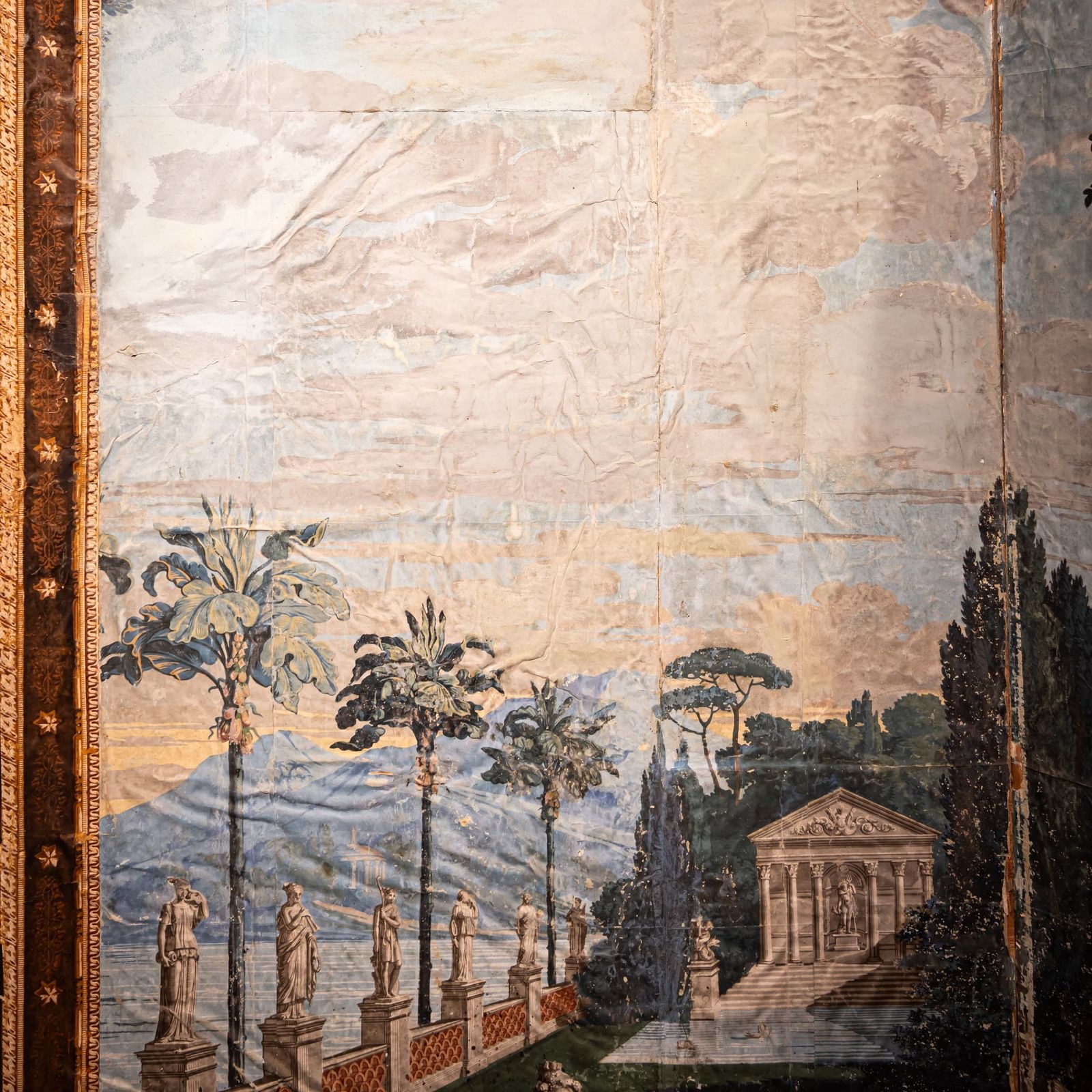 photo for sale Two Panels Of A Panoramic Wallpaper By Joseph Dufour (1757–1824), Telemachus On The Island Of Calypso, France, 1818