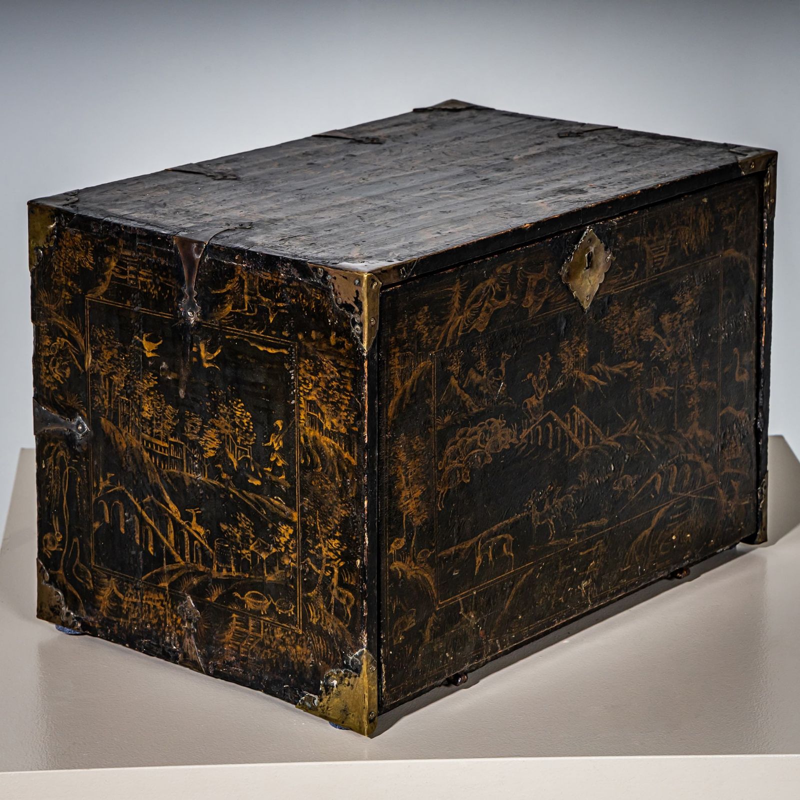 Lacquered And Gilt Cabinet, Germany, 18th Century photo furniture