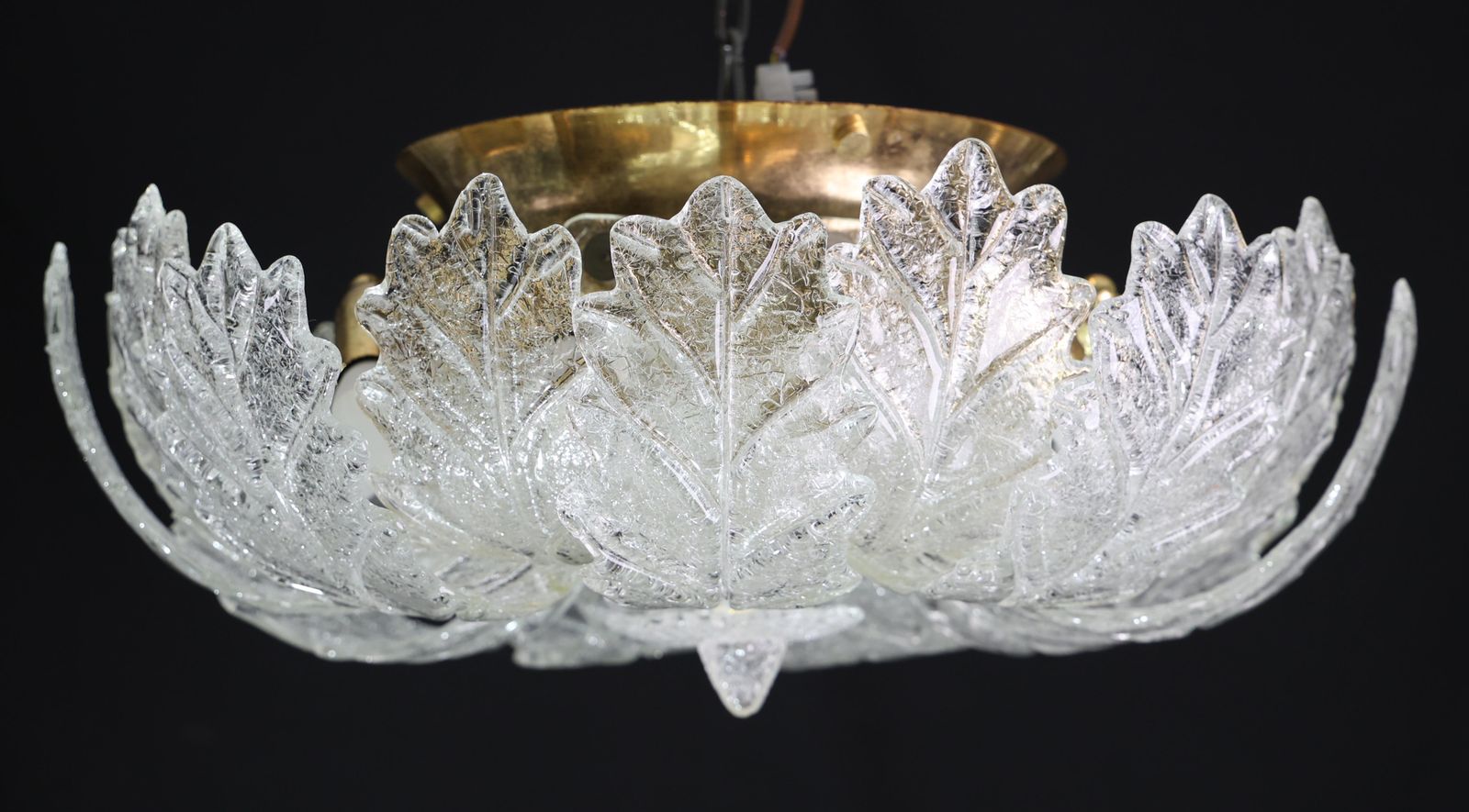 Verona, Luxury Italian Murano Glass Ceiling Light Or Flush Mount, 1980s photo 2308.0