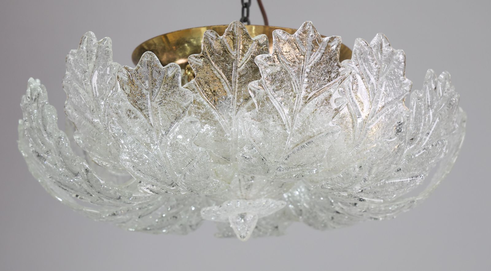 2308.0 Verona, Luxury Italian Murano Glass Ceiling Light Or Flush Mount, 1980s photo