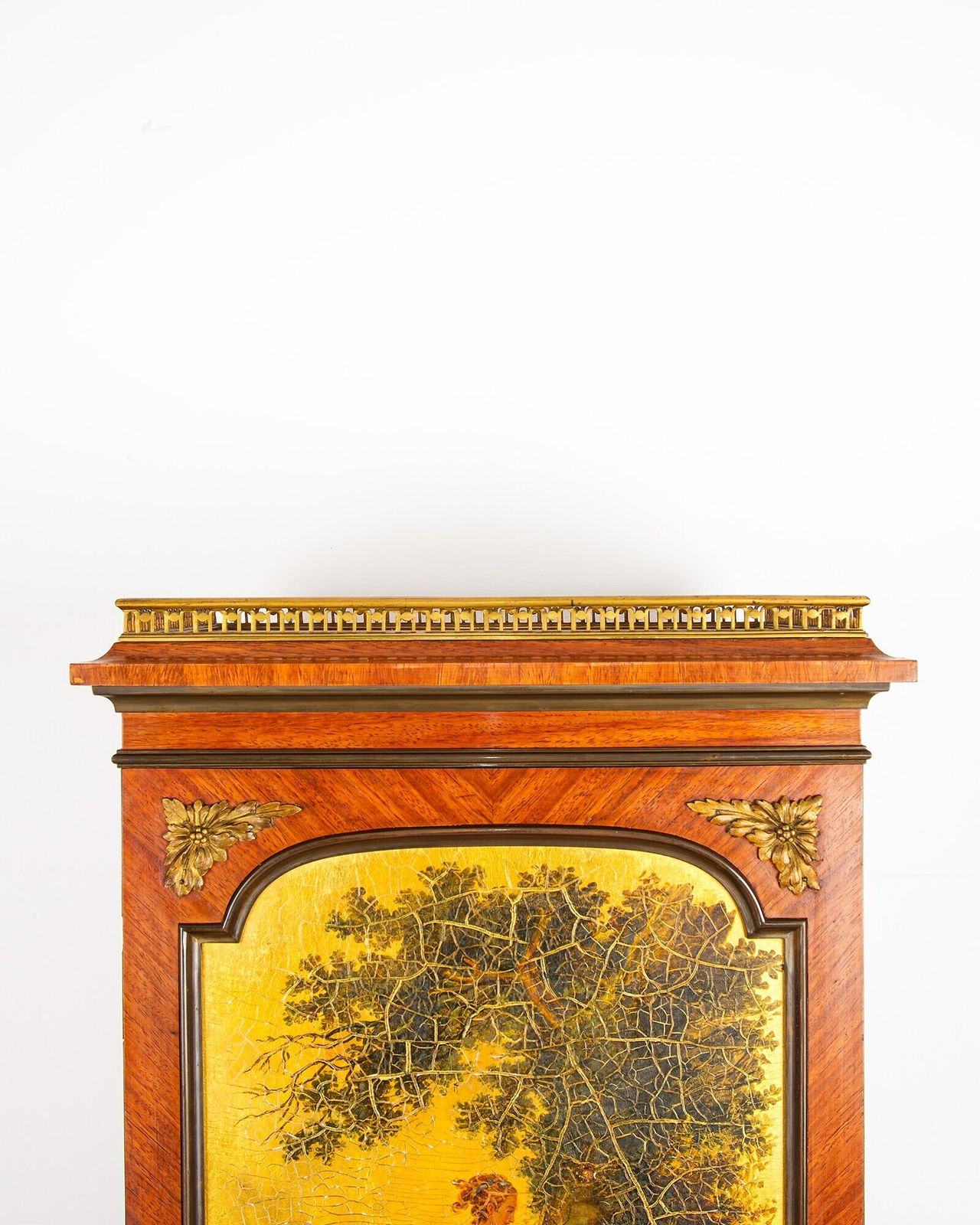Antique French Kingwood Writing Cabinet With Vernis Martin Panels & Ormolu Mounts   Napoleon III, C.1870 photo furniture