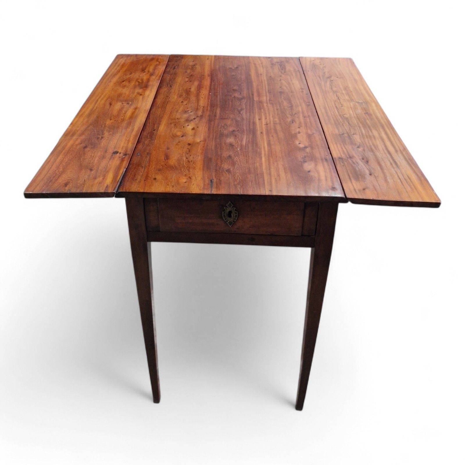 Antique Victorian Pembroke Table Fruitwood Drop Leaf Console Occasional Folding photo 175.0