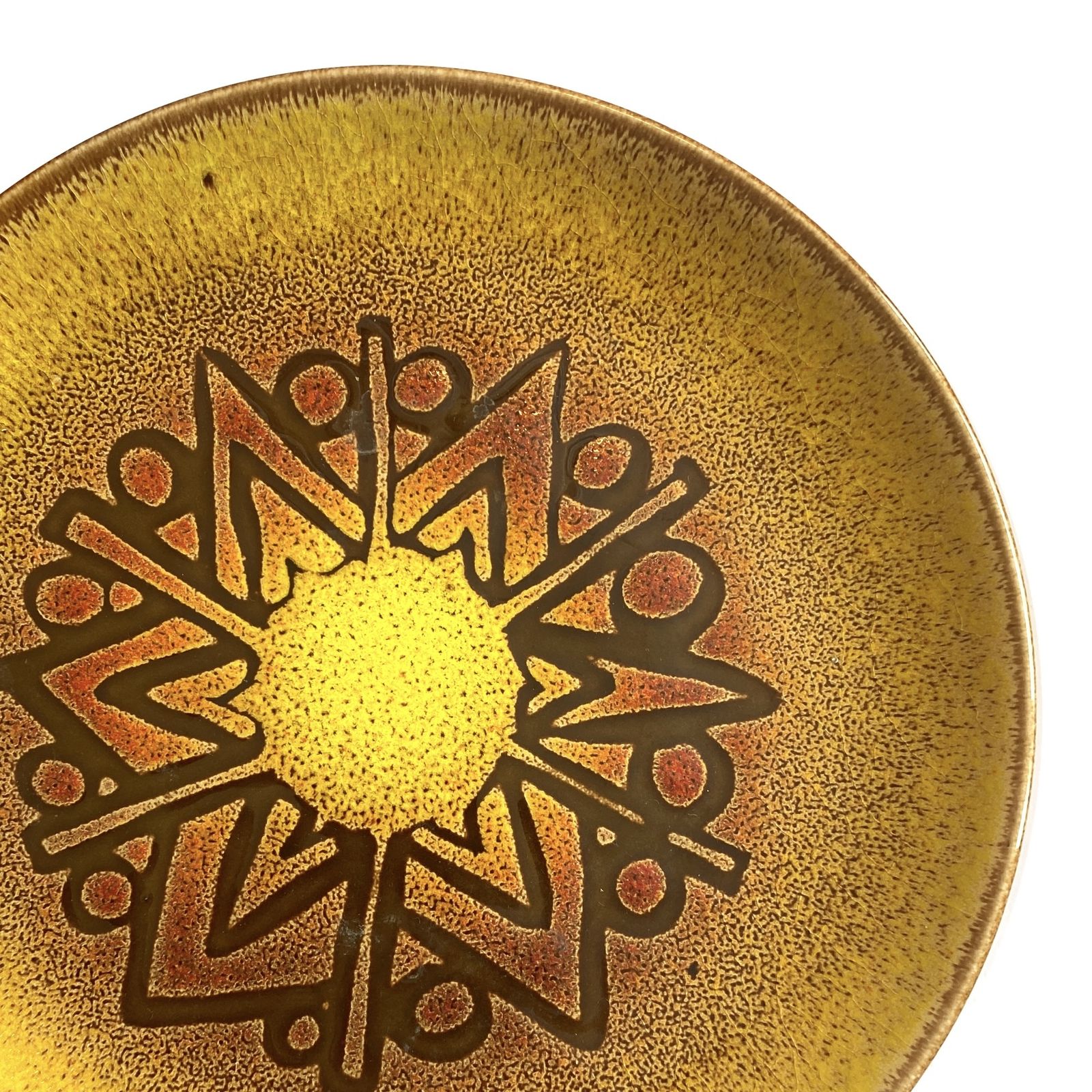 Poole Pottery Aegean Dish 10" Dia, 1970s English Pottery Decorative Plate photo 50.0