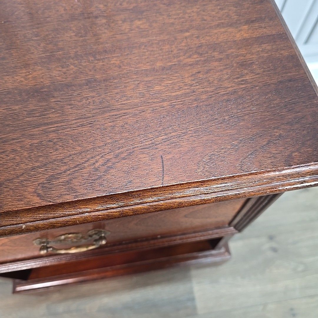 Single Antique Georgian Style Bedside Cabinet Cupboard Table Night Stand Drawer photo buy