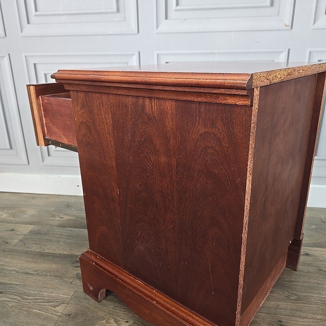 photo buy Single Antique Georgian Style Bedside Cabinet Cupboard Table Night Stand Drawer