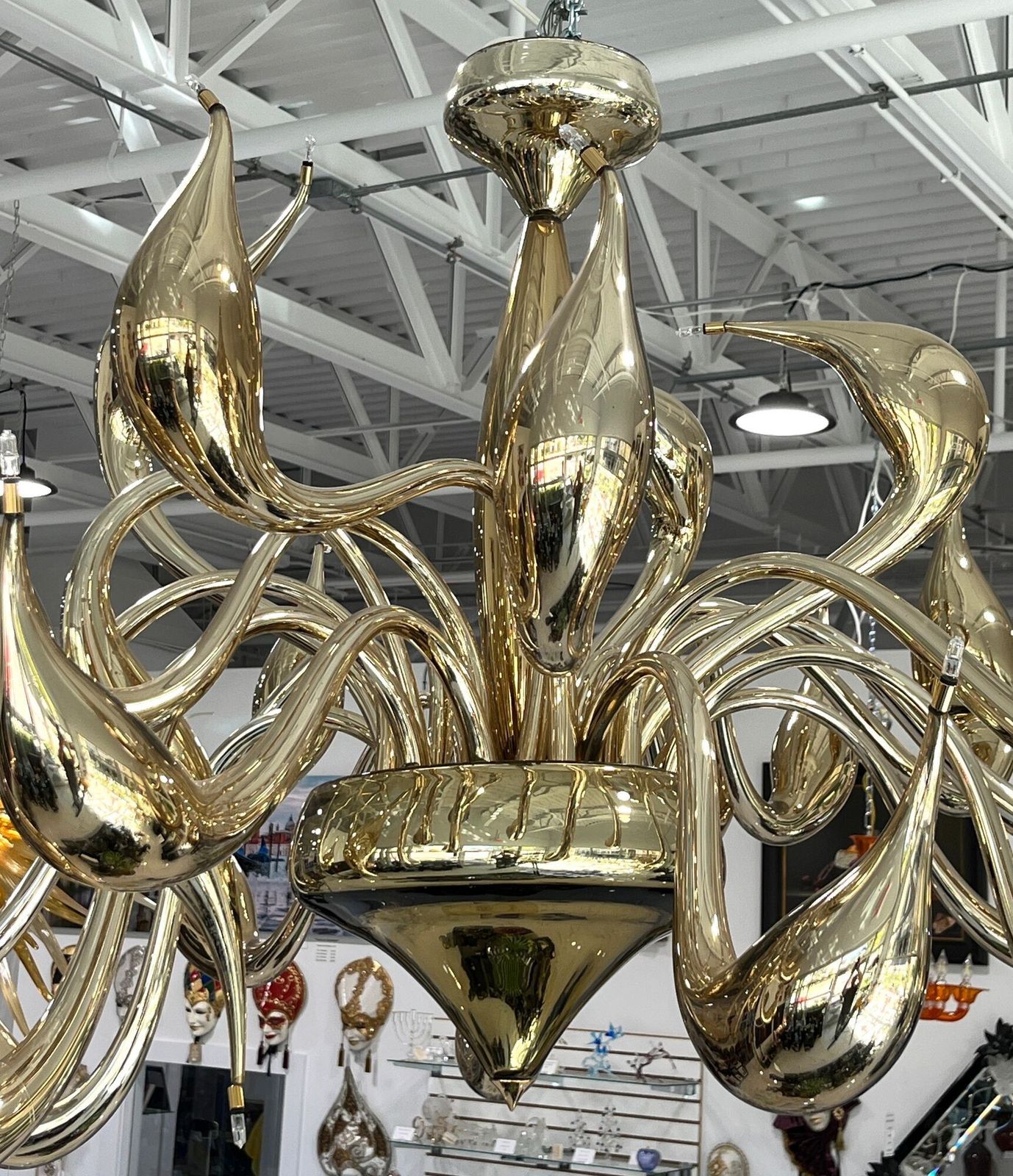 Lu Murano Glass Chandelier By Fornasier photo vinterior