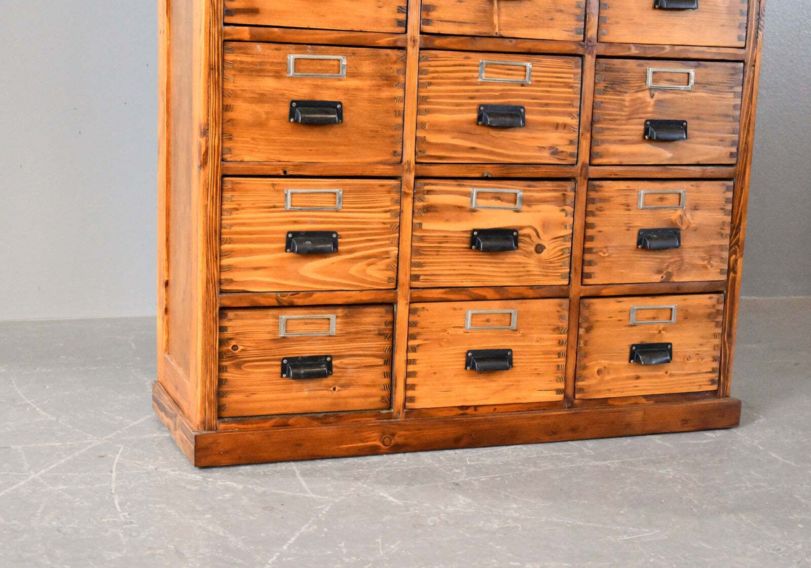 Bank Of Pine Workshop Drawers Circa 1940s photo Furniture