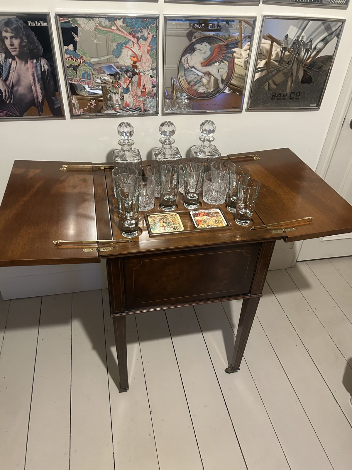 Hidden Drinks Cocktail Cabinet Rise And Fall Cantilever Italian