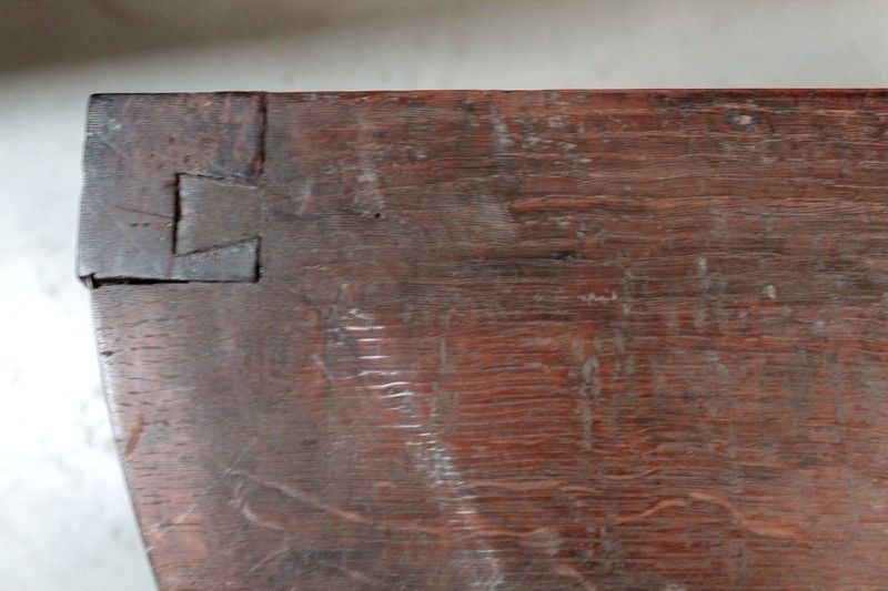 photo vintage Louis XVI Half Moon Console In Mahogany 18th