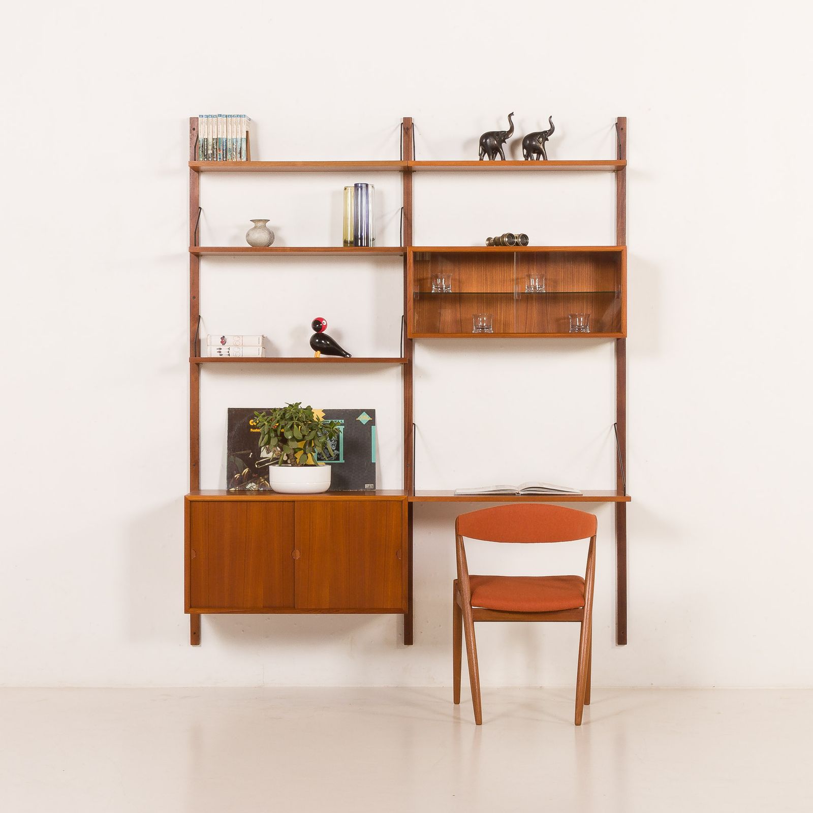 Poul Cadovius Teak Wall Unit For Cado, 1960s photo Furniture