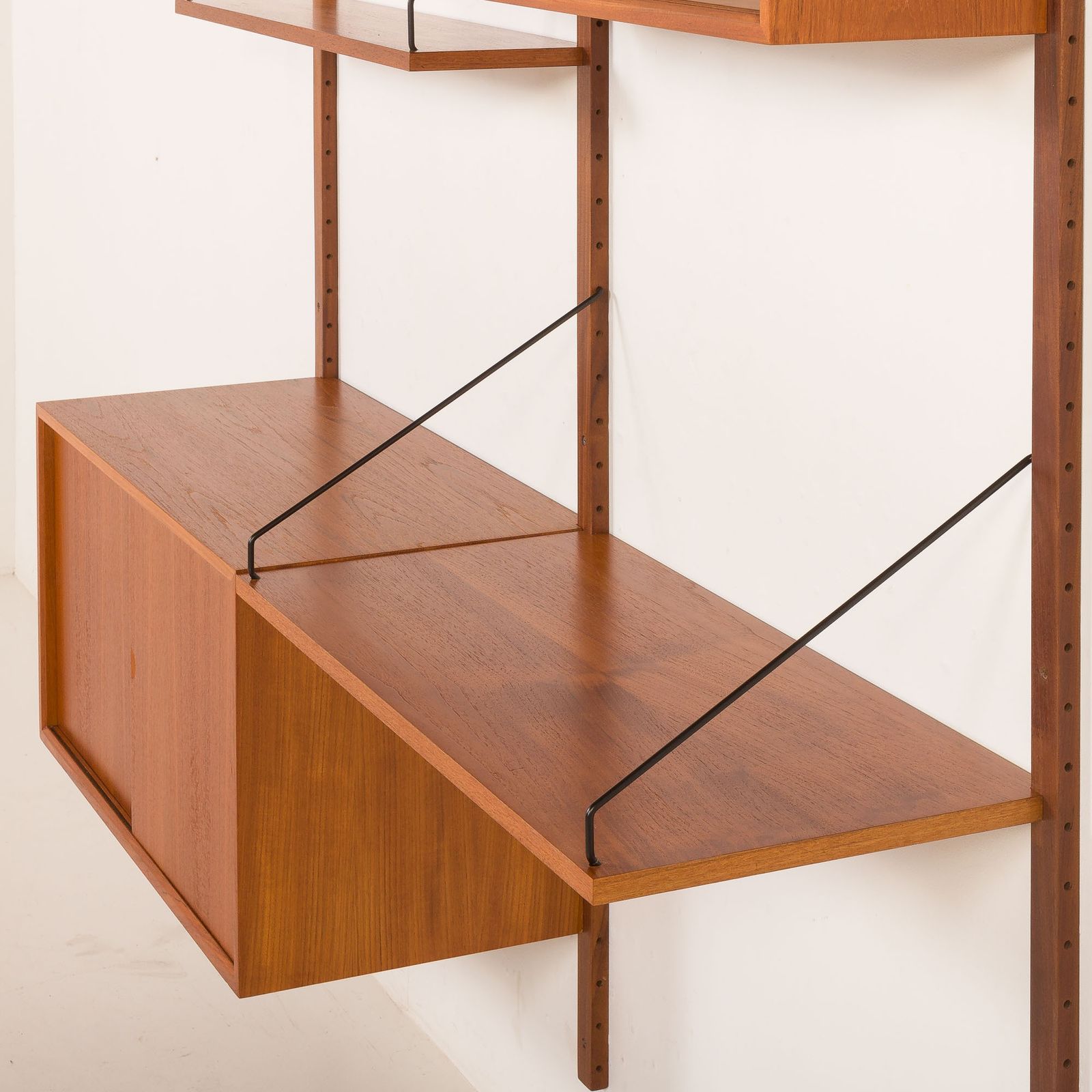 photo furniture Poul Cadovius Teak Wall Unit For Cado, 1960s