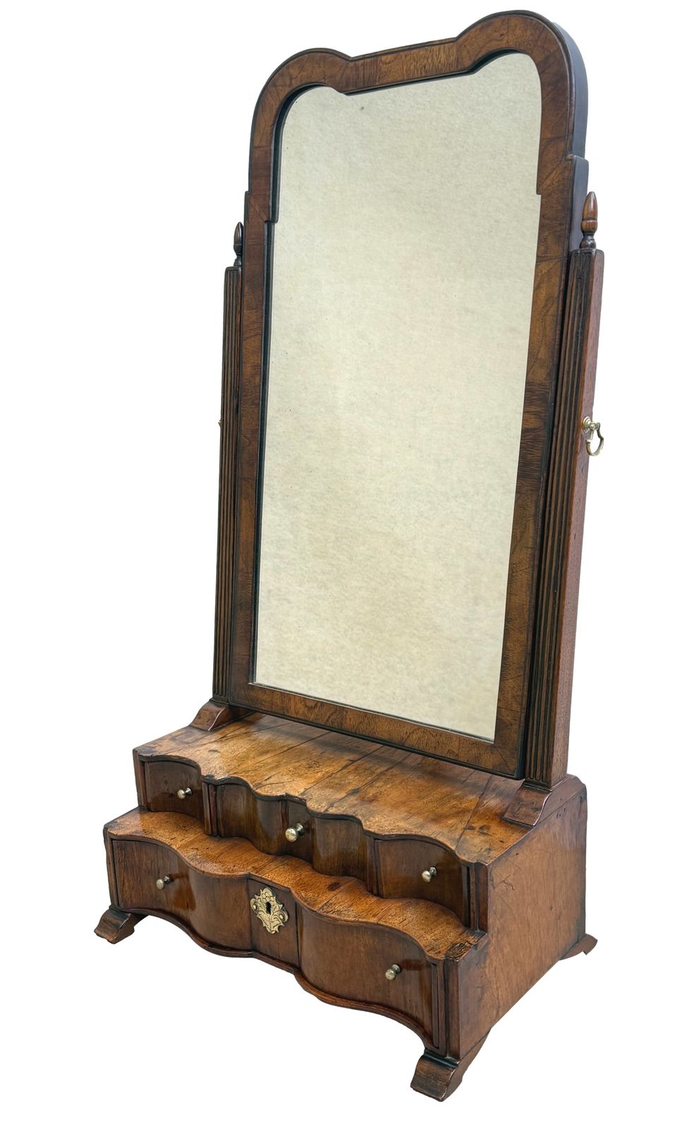 Queen Anne Walnut Dressing Mirror, begin 18e eeuw (Engeland, ca. 1710) photo furniture