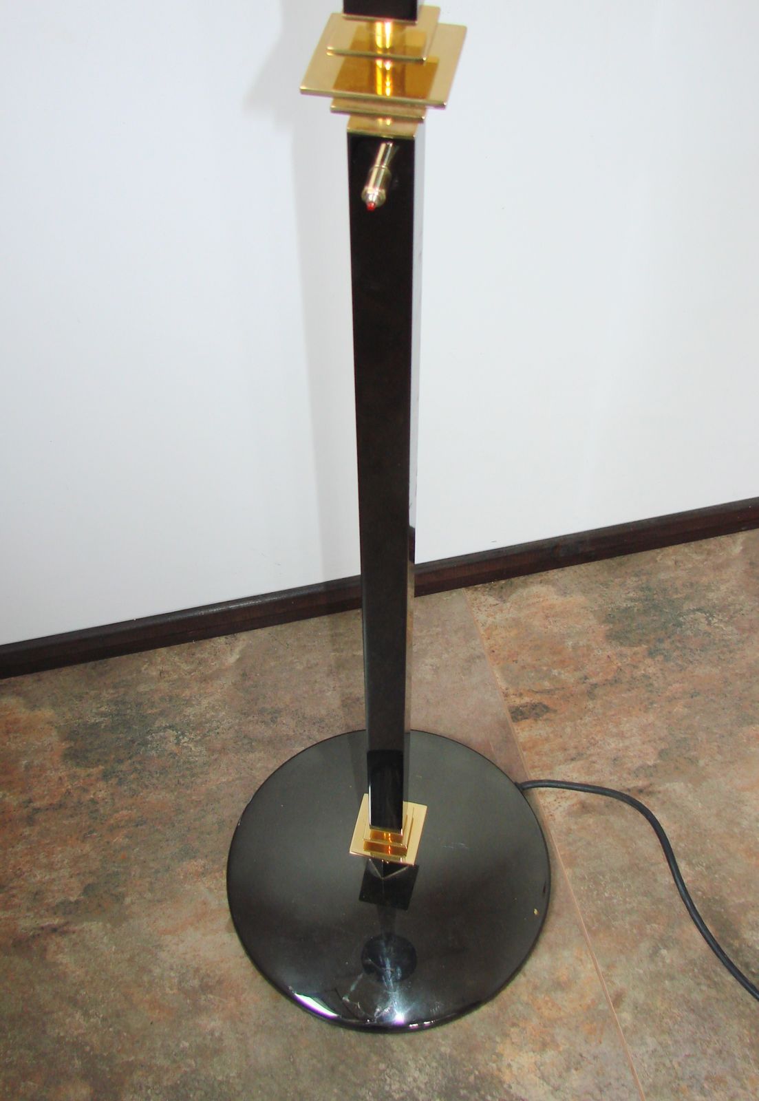 Modern Floor Lamp, 1980s, Brass And Metal – Vintage photo buy