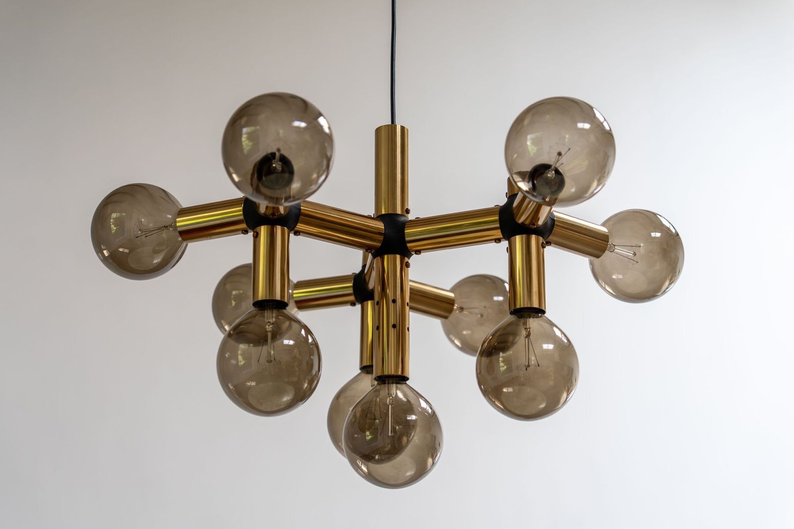 Atomic Chandelier By Trix & Robert Haussmann For Swiss Lamp International, 1960s photo furniture