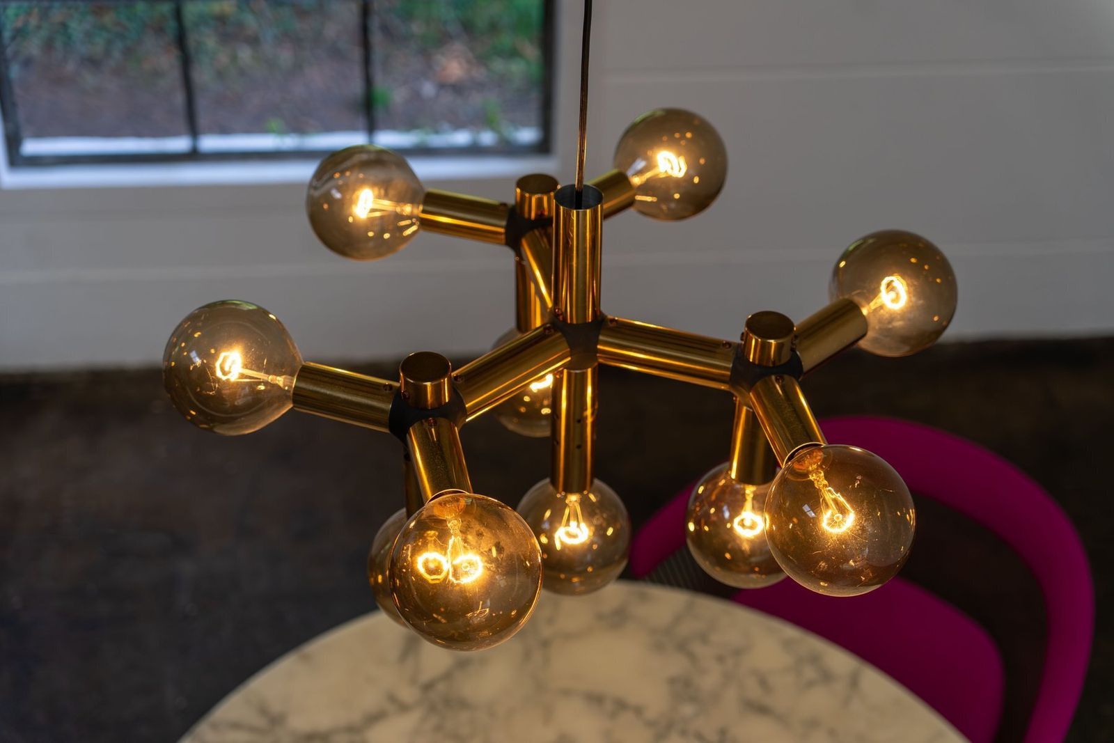 Atomic Chandelier By Trix & Robert Haussmann For Swiss Lamp International, 1960s photo 4267.0