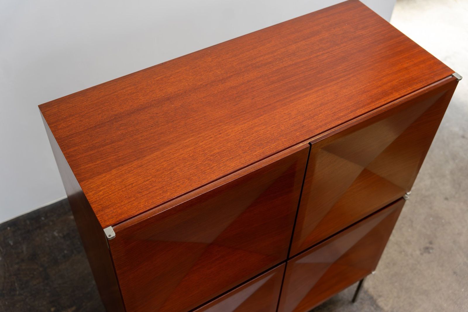 Furniture Pointe De Diamant Highboard By Antoine Philippon And Jacqueline Lecoq For Behr, 1962 photo