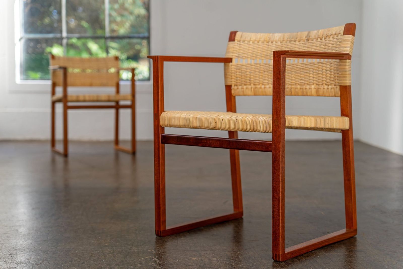 Early Bm 62 Armchair By Børge Mogensen For P. Lauritsen And Son, 1958 photo for sale