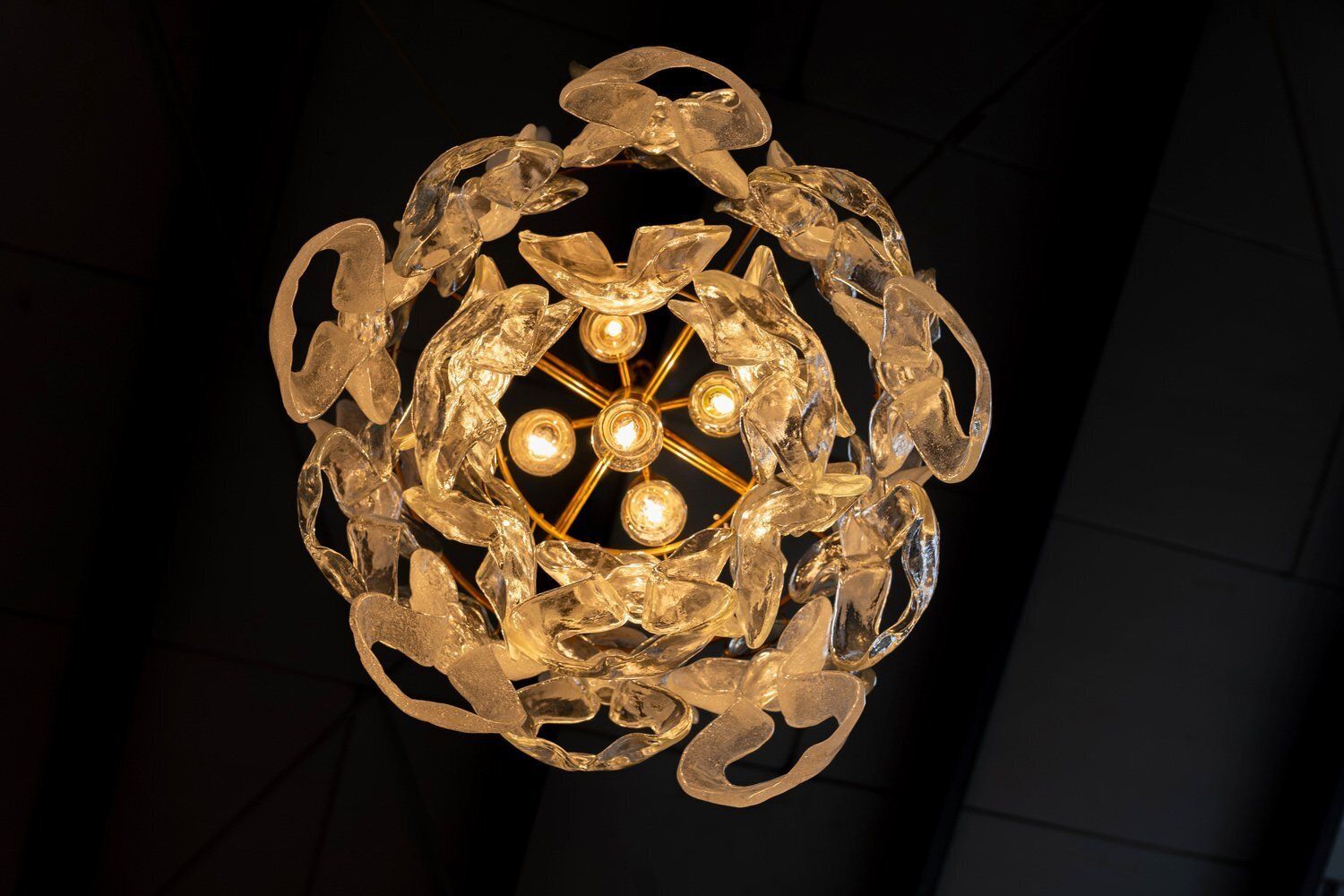 photo for sale Mid Century Catena Pendant By Carlo Nason For Kalmar Leuchten, 1960s