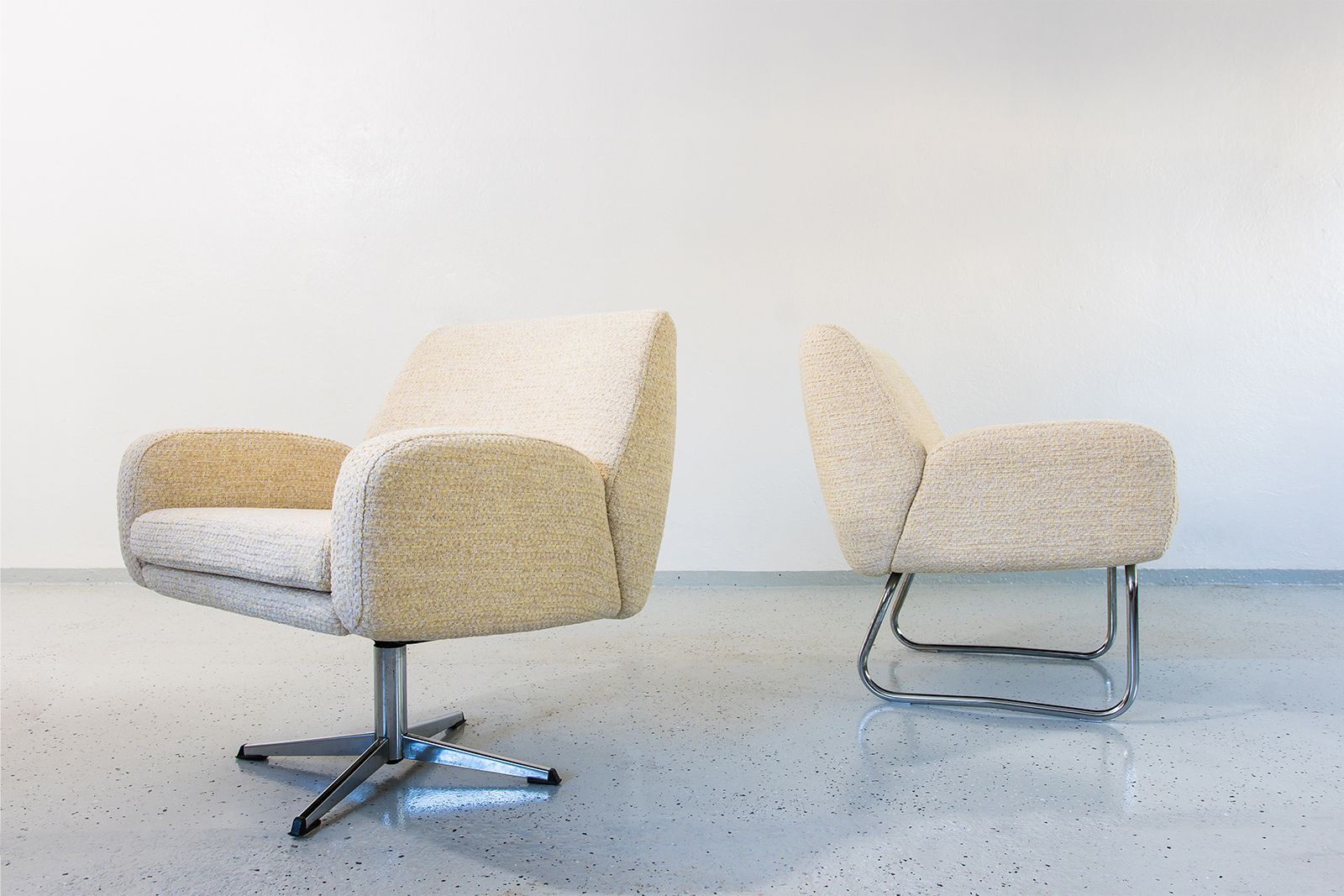 Vintage Armchairs, Germany, 1970s, Set Of 2 photo for sale