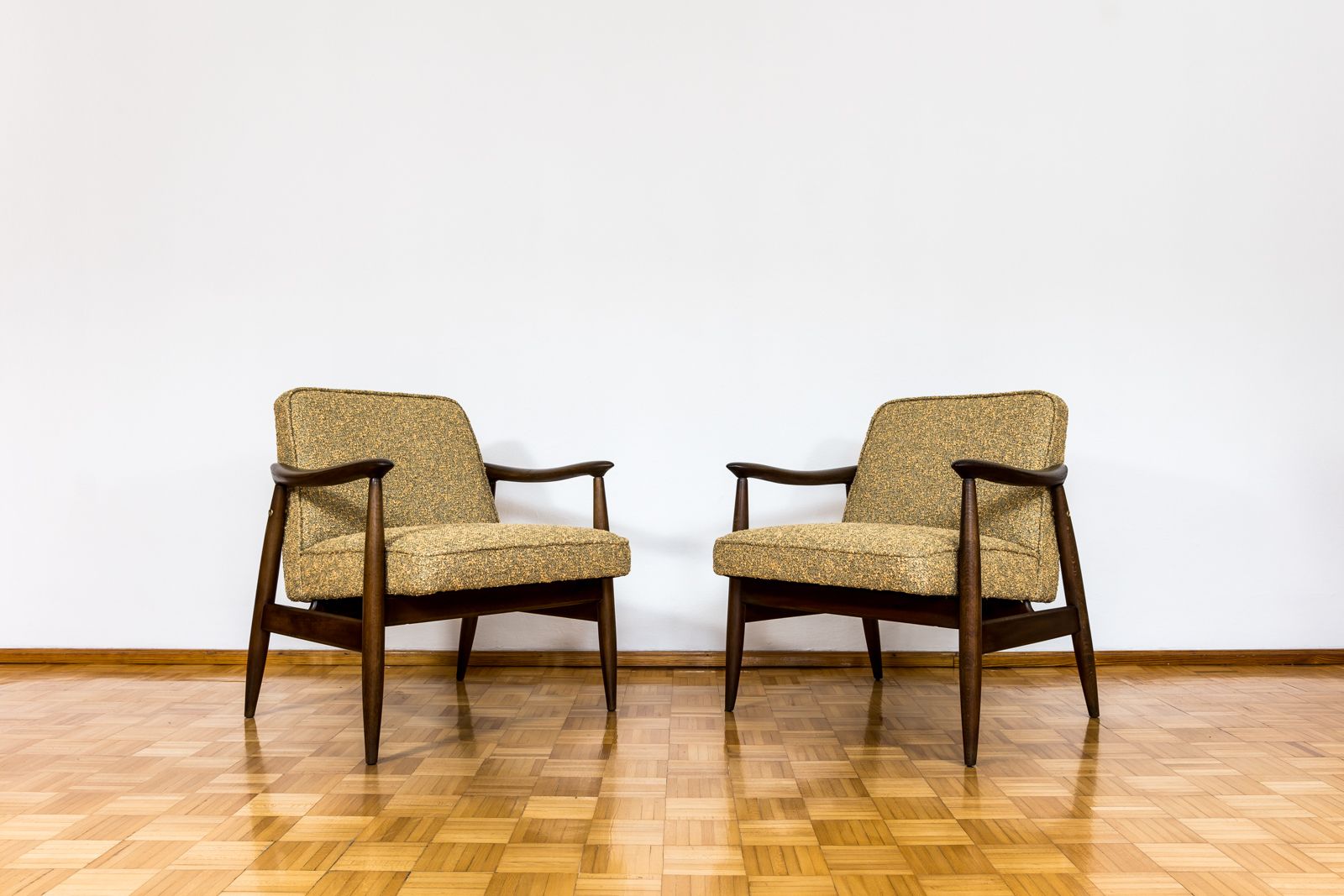 Mid Century Armchairs, Gfm 87 By Juliusz Kędziorek In Kvadrat, Poland, 1960's, Set Of 2 photo Furniture